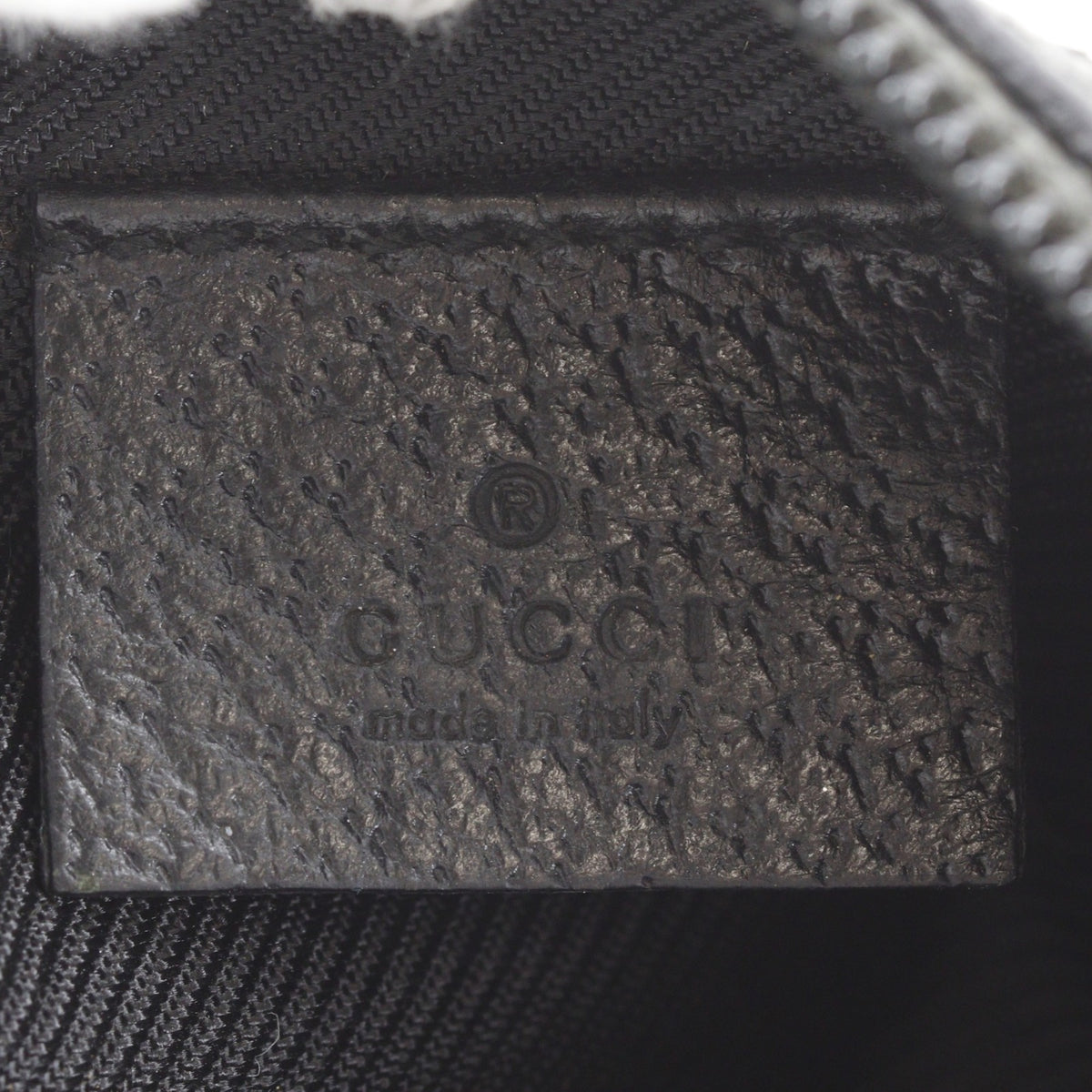 Gucci Black Gg Canvas Pouch (Pre-Owned)