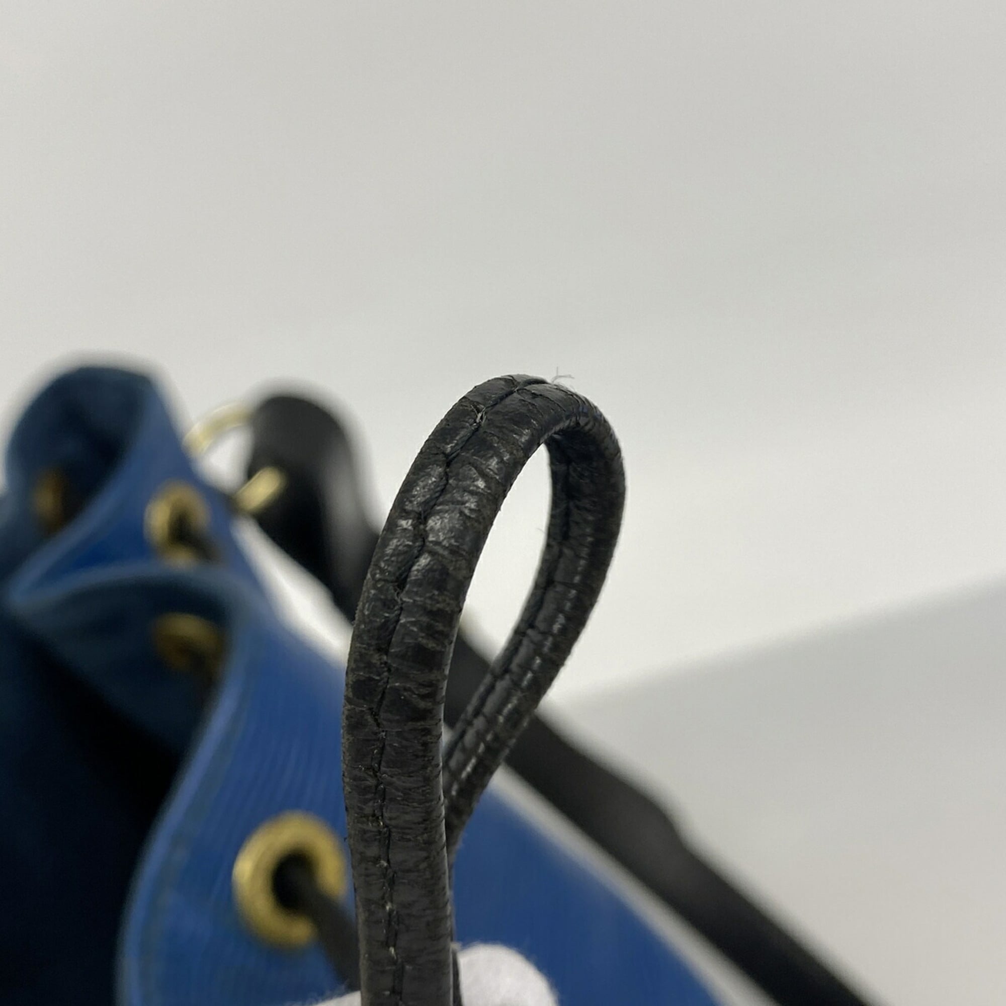 Louis Vuitton Noir Toledo Blue Shoulder Bag (Pre-Owned)