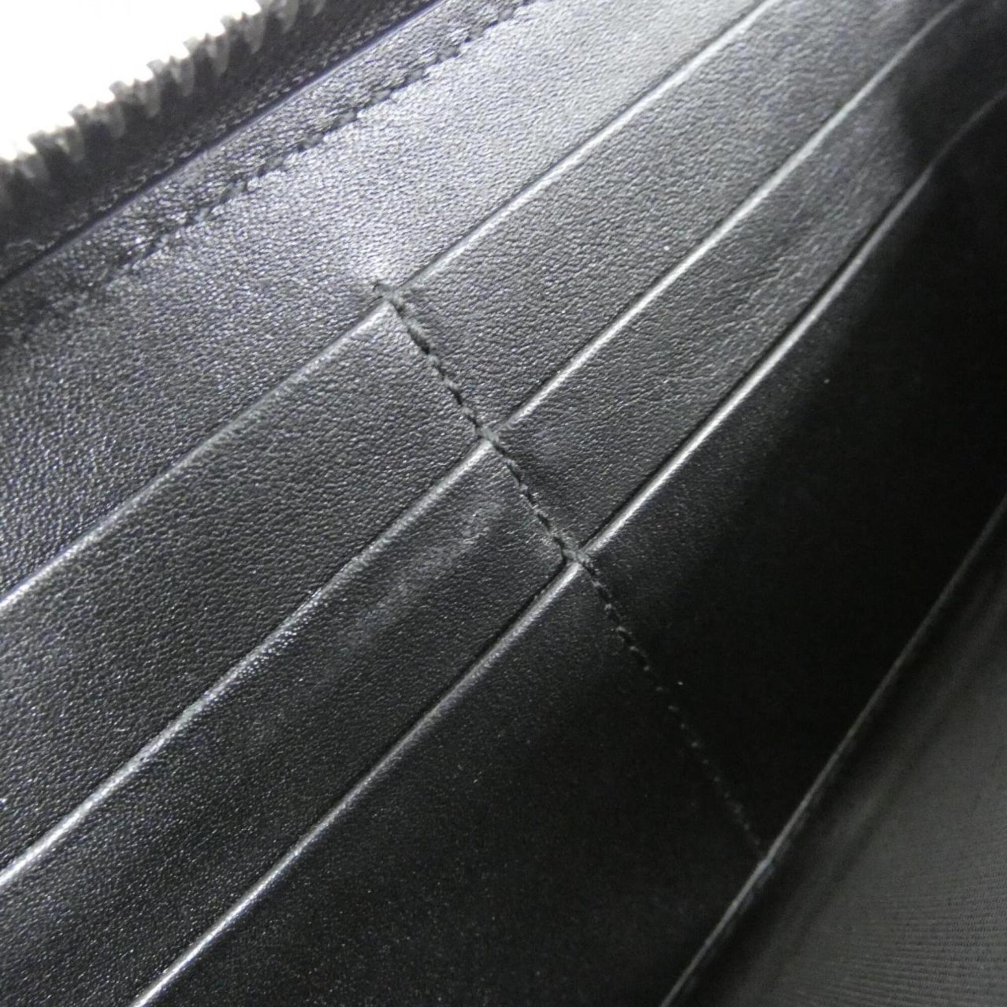 Gucci Black Leather Long Wallet (Bi-Fold) (Pre-Owned)