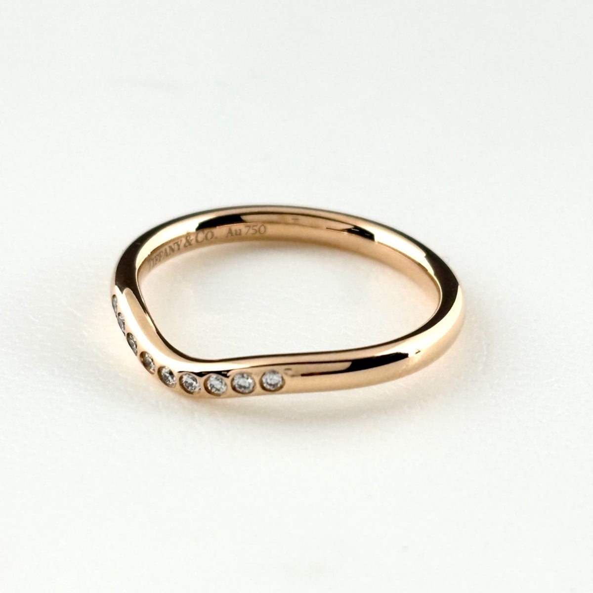 Tiffany Pink Gold (18K) Band Ring (Pre-Owned)