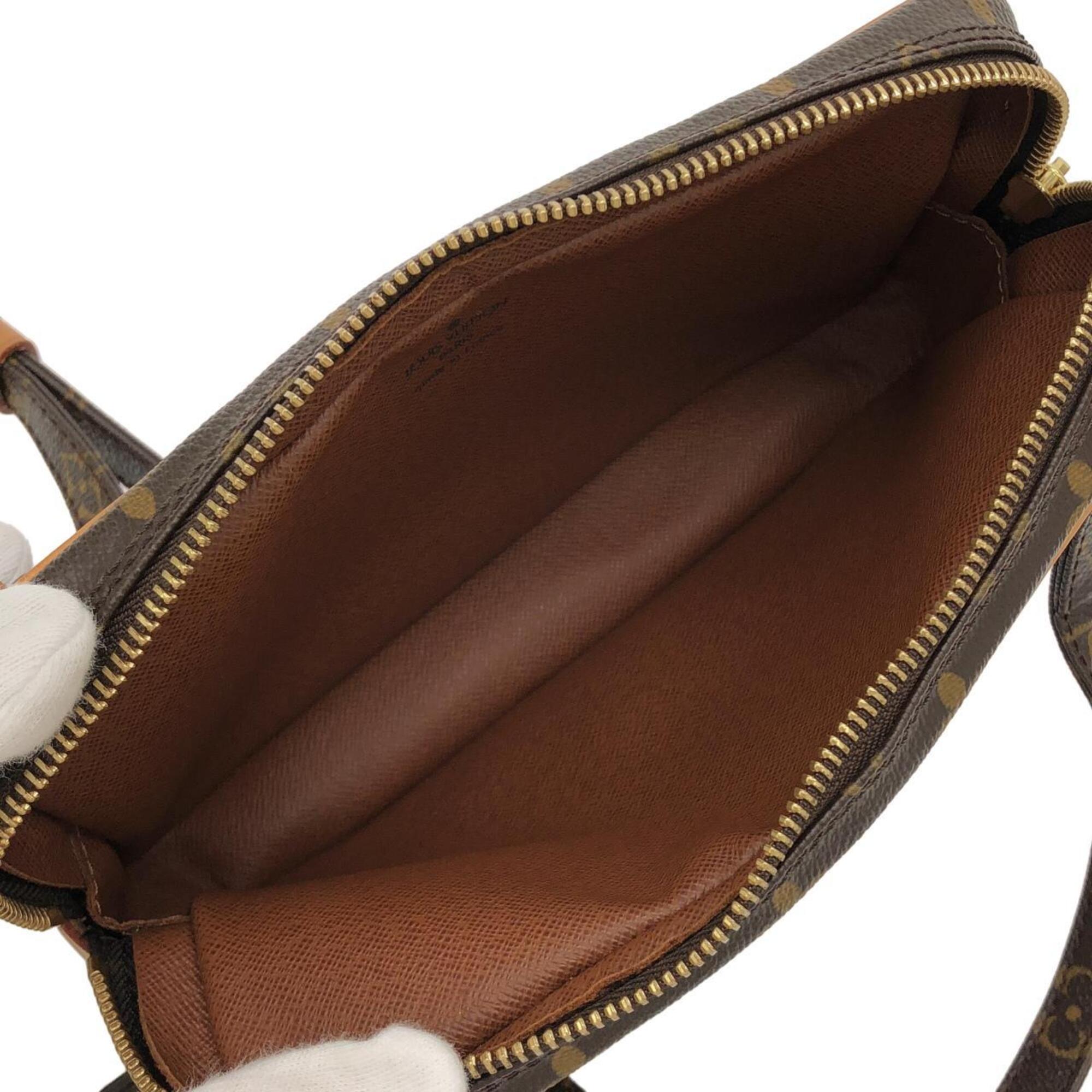 Louis Vuitton Marron Coated Canvas Shoulder Bag (Pre-Owned)