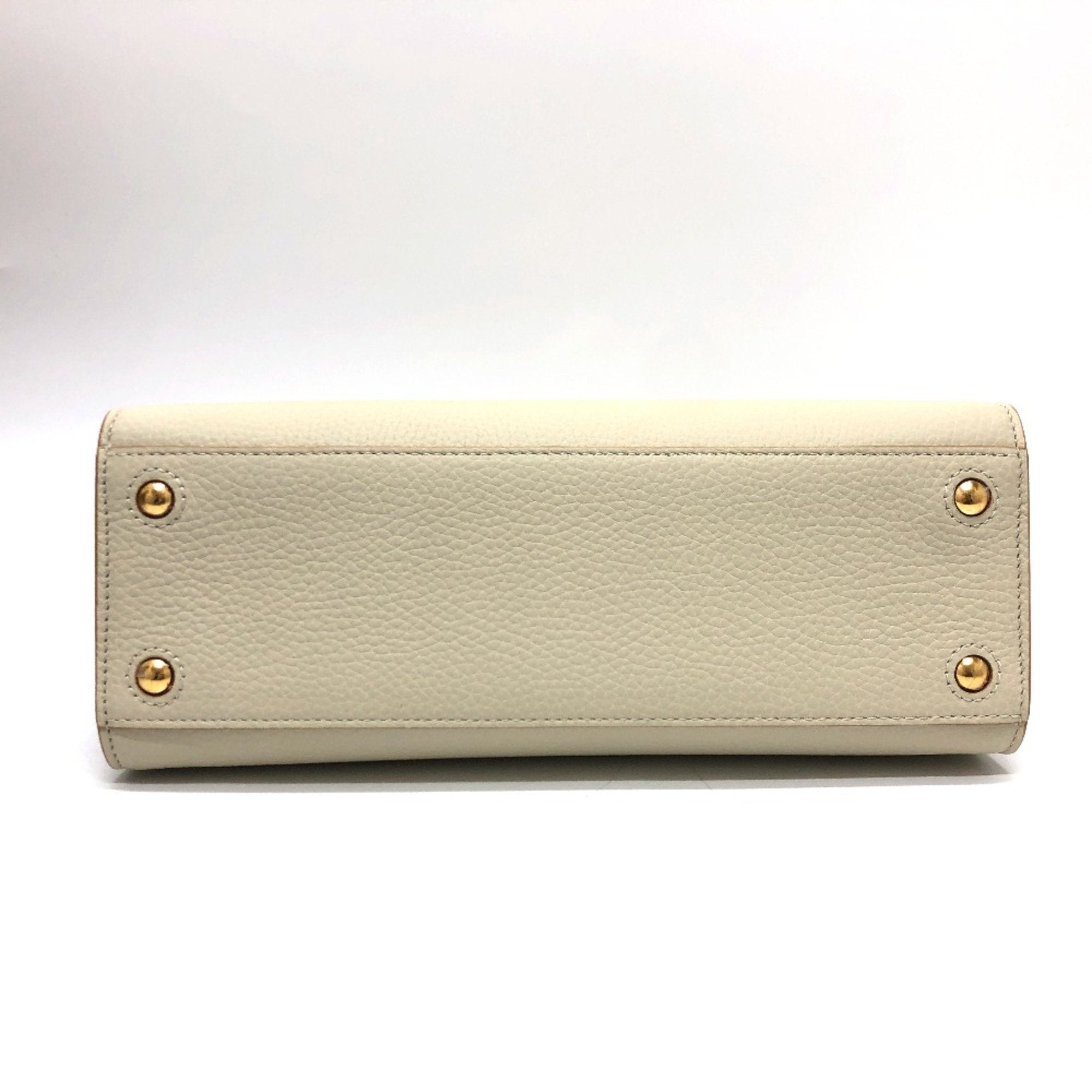 Burberry White Leather Handbag (Pre-Owned)