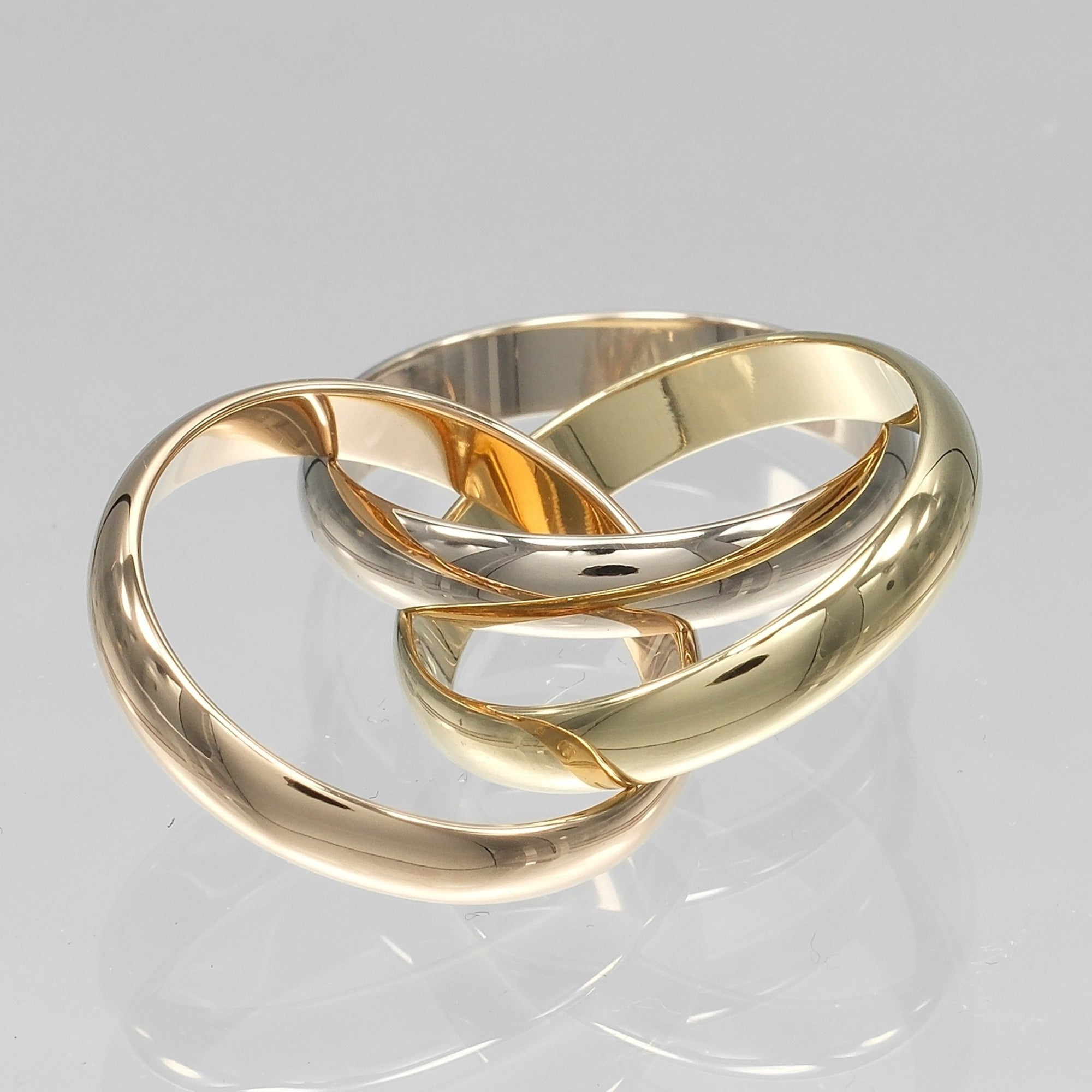 Cartier Yellow Gold (18K) Pink Gold (18K) White Gold (18K) Band Ring (Pre-Owned)