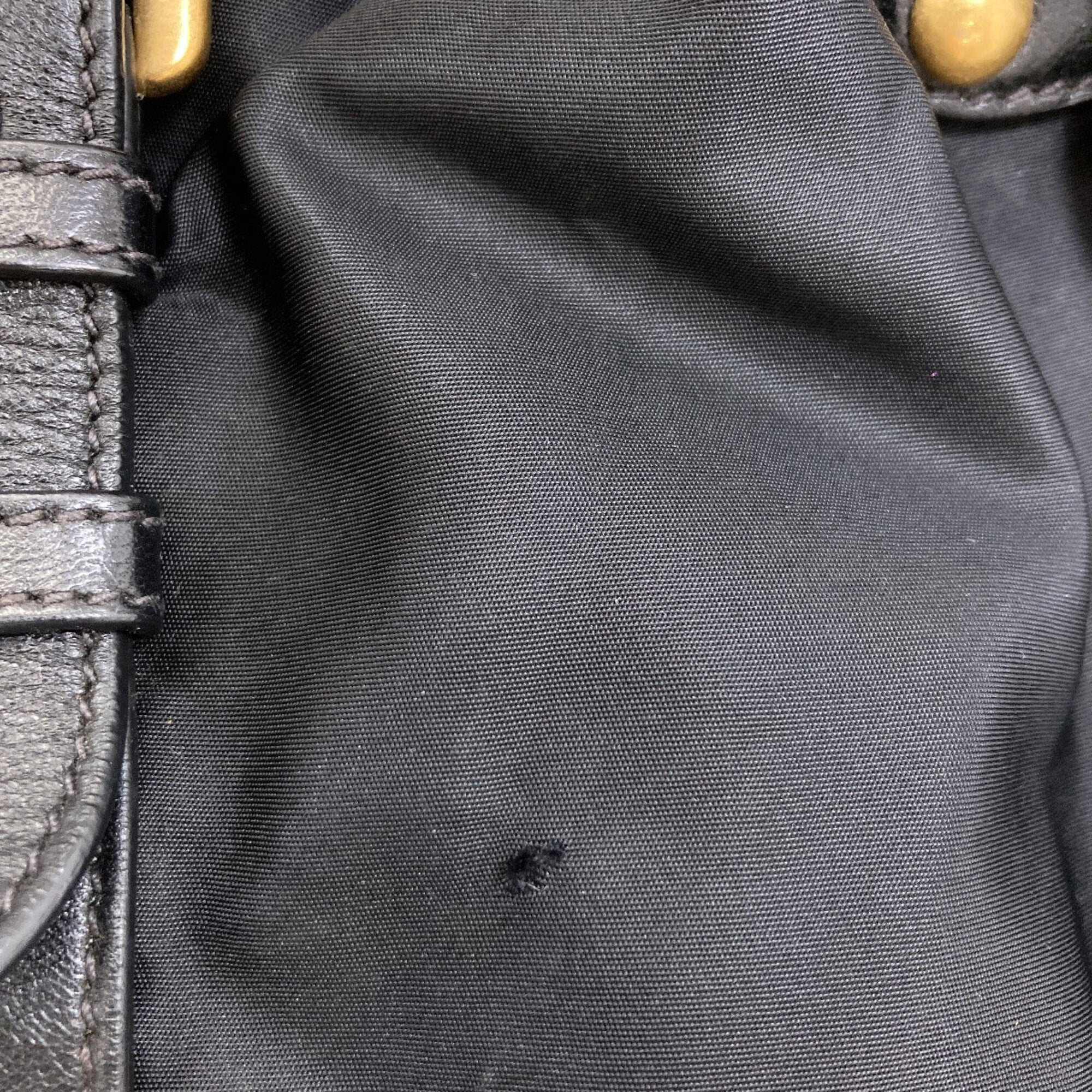 Prada Black Nylon Tote Bag (Pre-Owned)