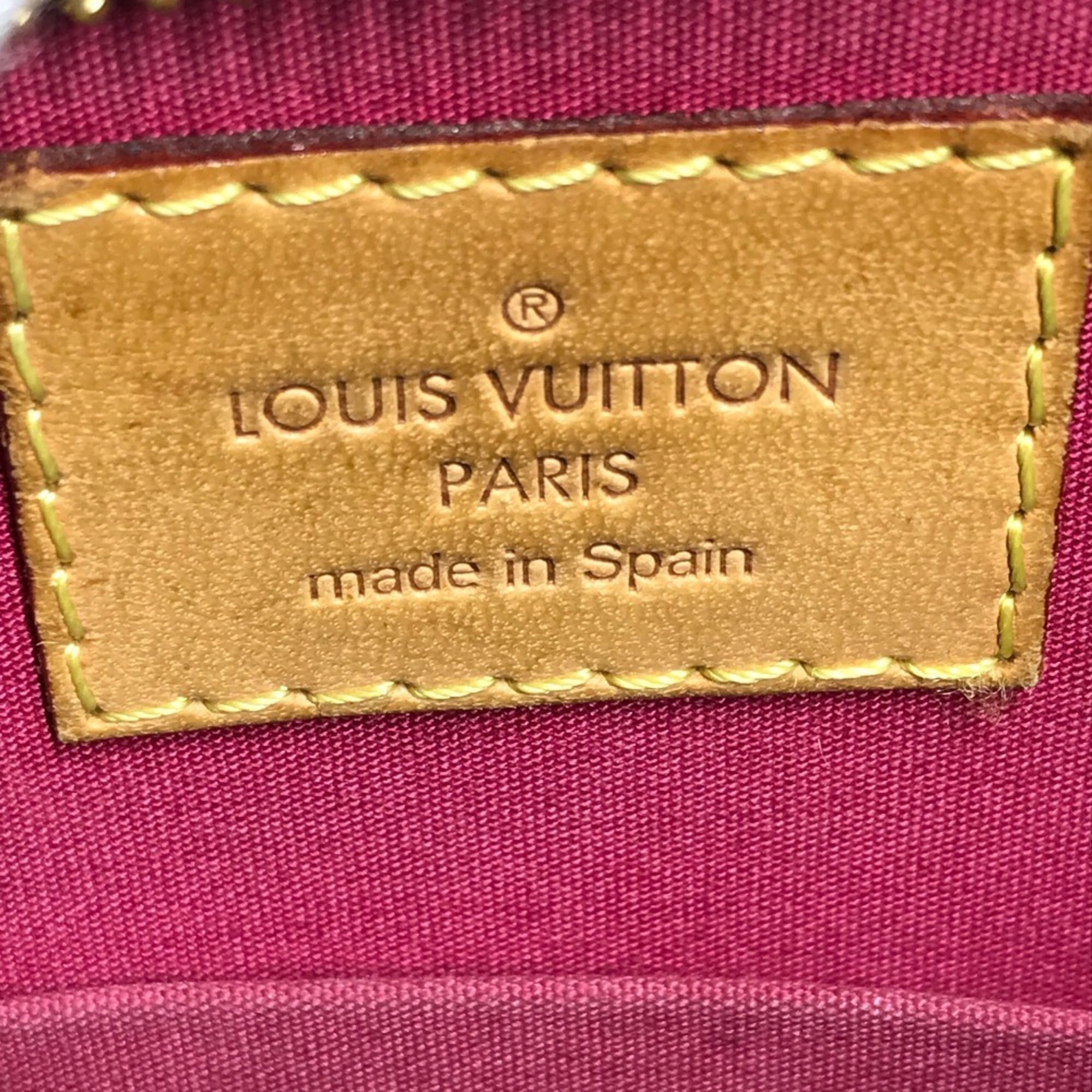Louis Vuitton Monogram Vernis Indian Rose Monogram Vernis Handbag Shoulder Bag (Pre-Owned)