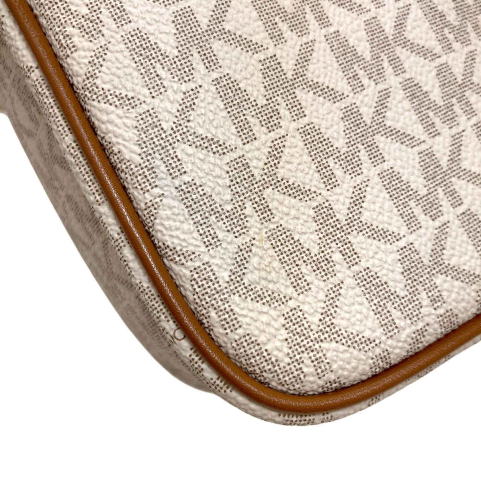 Michael Kors Beige Pvc Shoulder Bag (Pre-Owned)