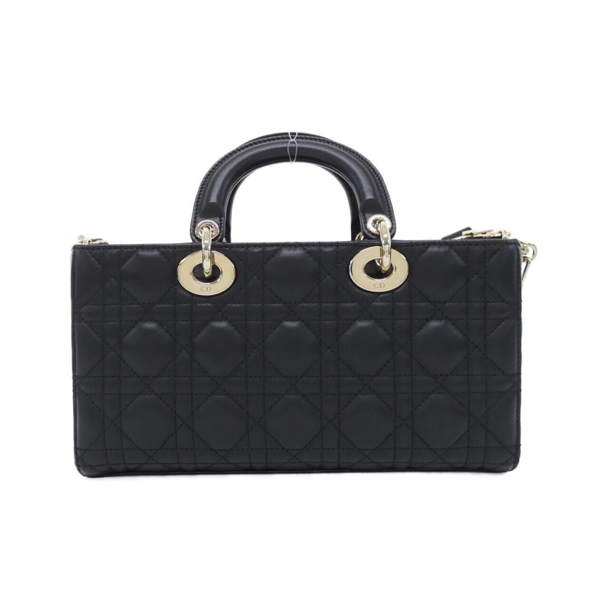 Christian Dior Black Leather Handbag (Pre-Owned)