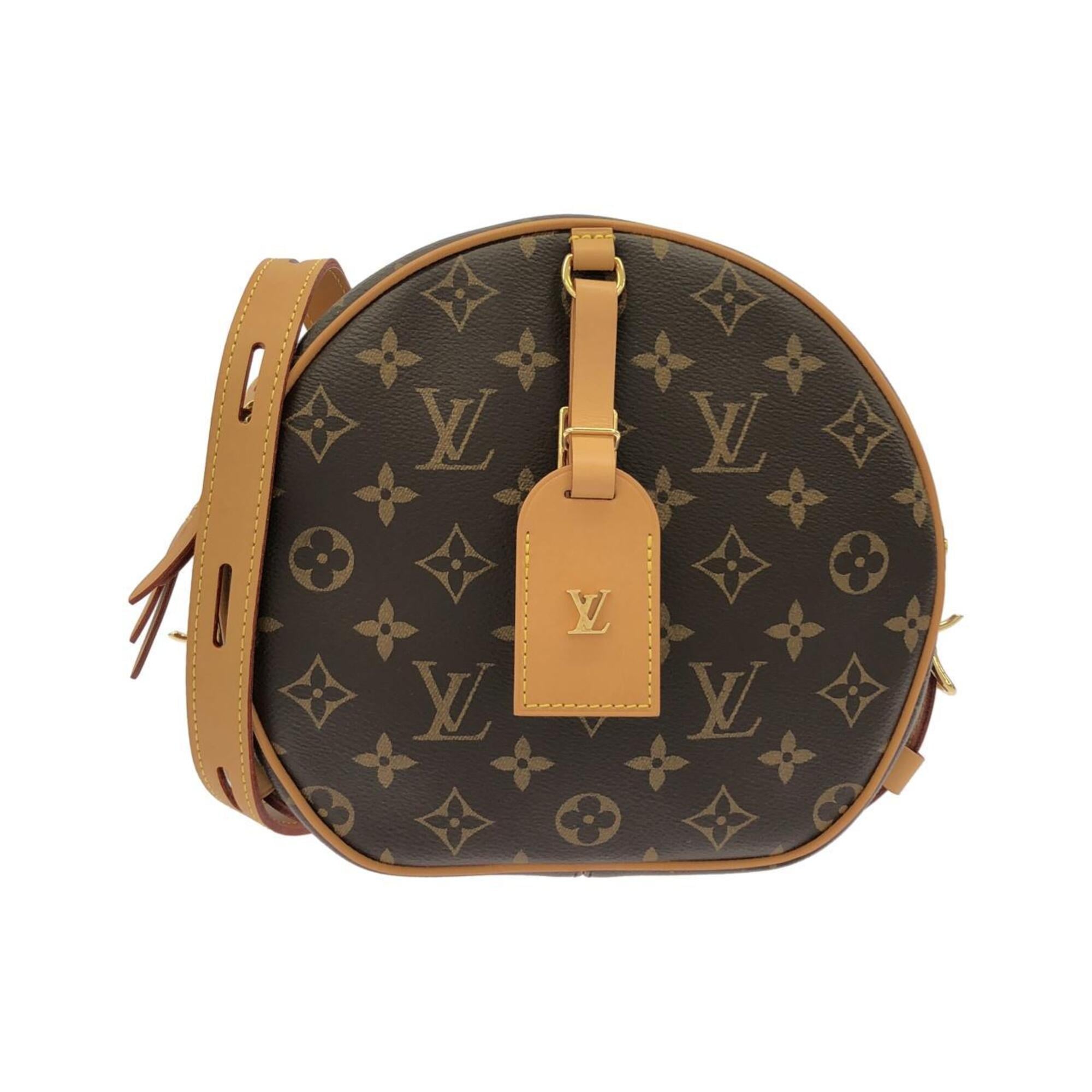 Louis Vuitton Marron Coated Canvas Shoulder Bag (Pre-Owned)