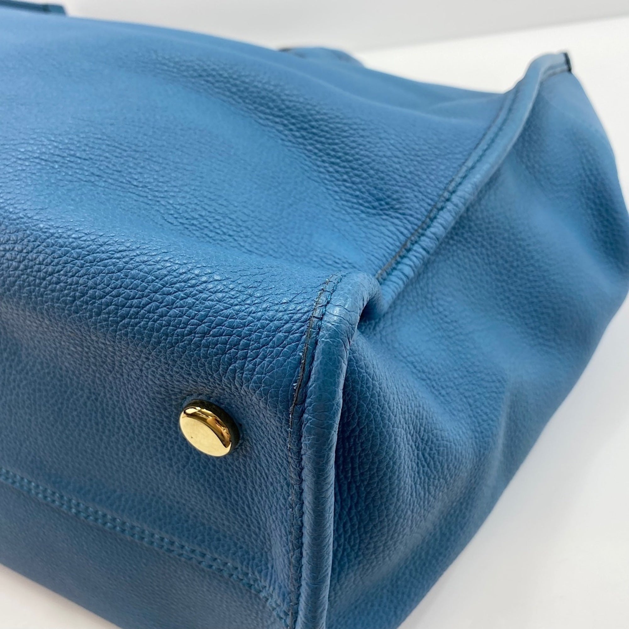 Gucci Blue Tote Bag (Pre-Owned)