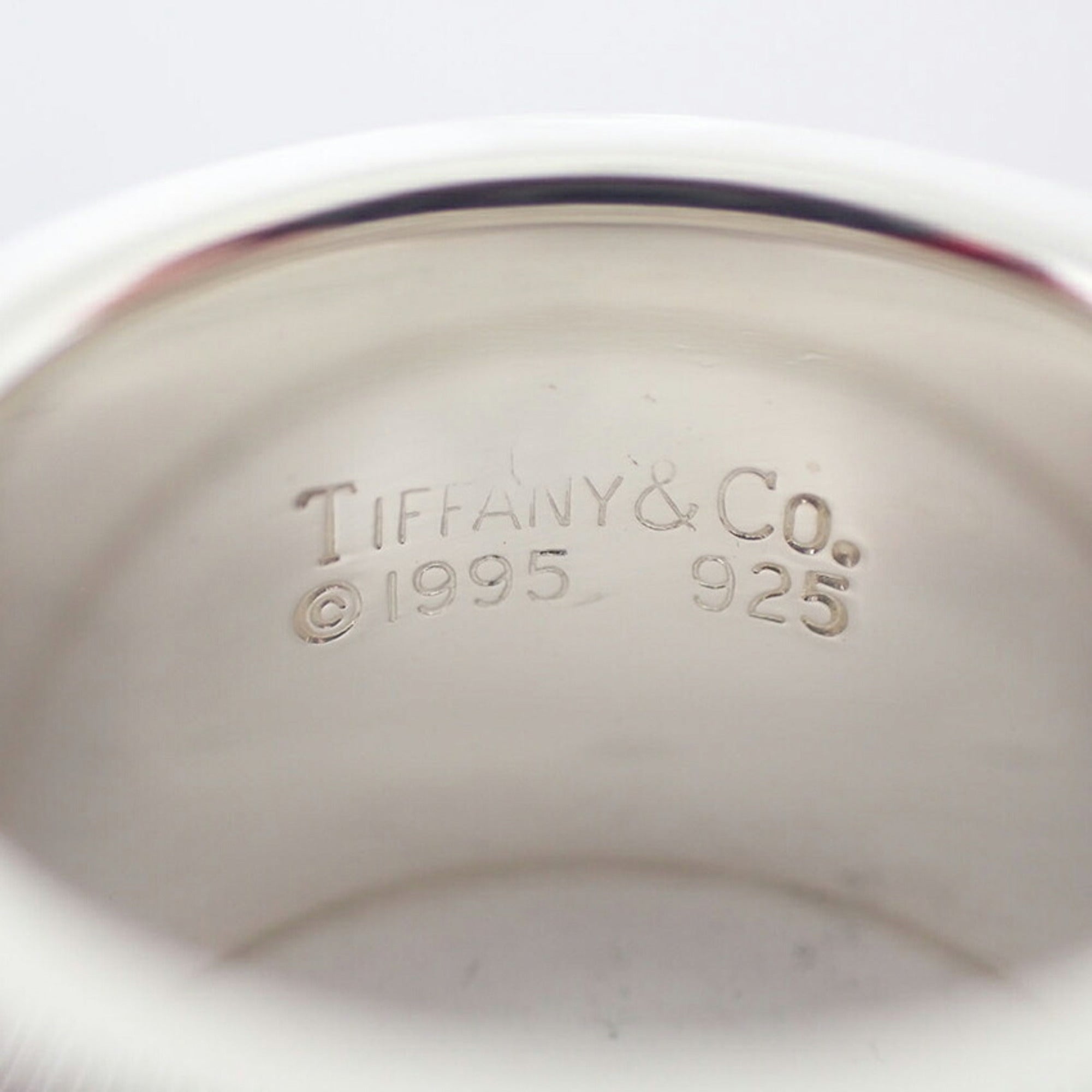 Tiffany Sterling Silver 925 Band Ring (Pre-Owned)