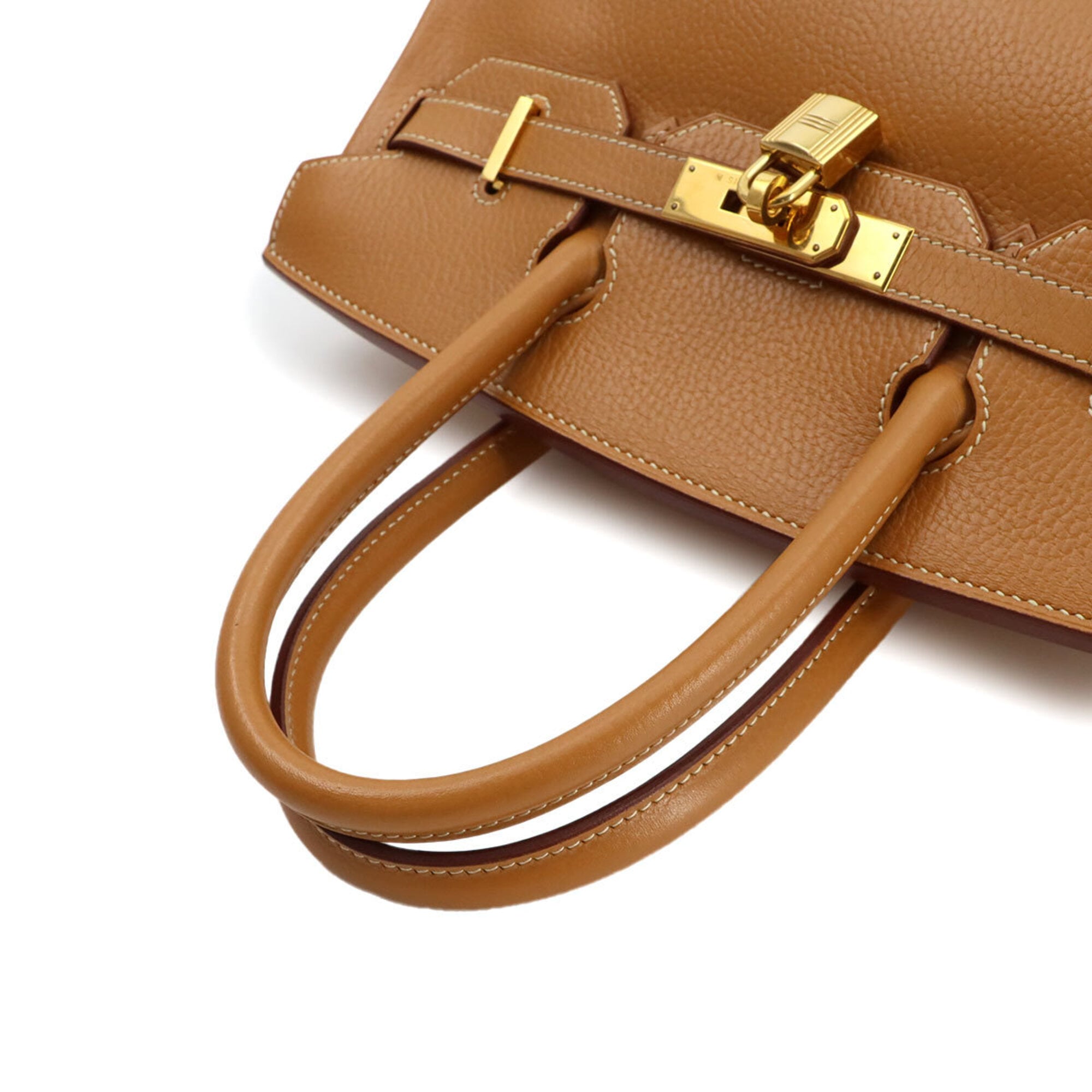 Hermes Natural Ardennes Leather Handbag (Pre-Owned)