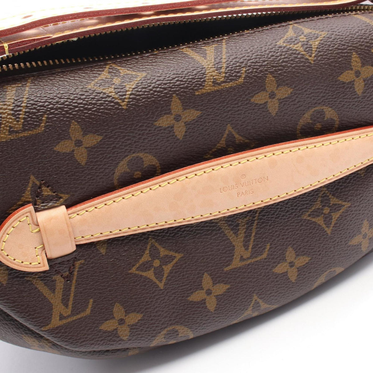 Louis Vuitton Brown Coated Canvas Leather Fanny Pack (Pre-Owned)
