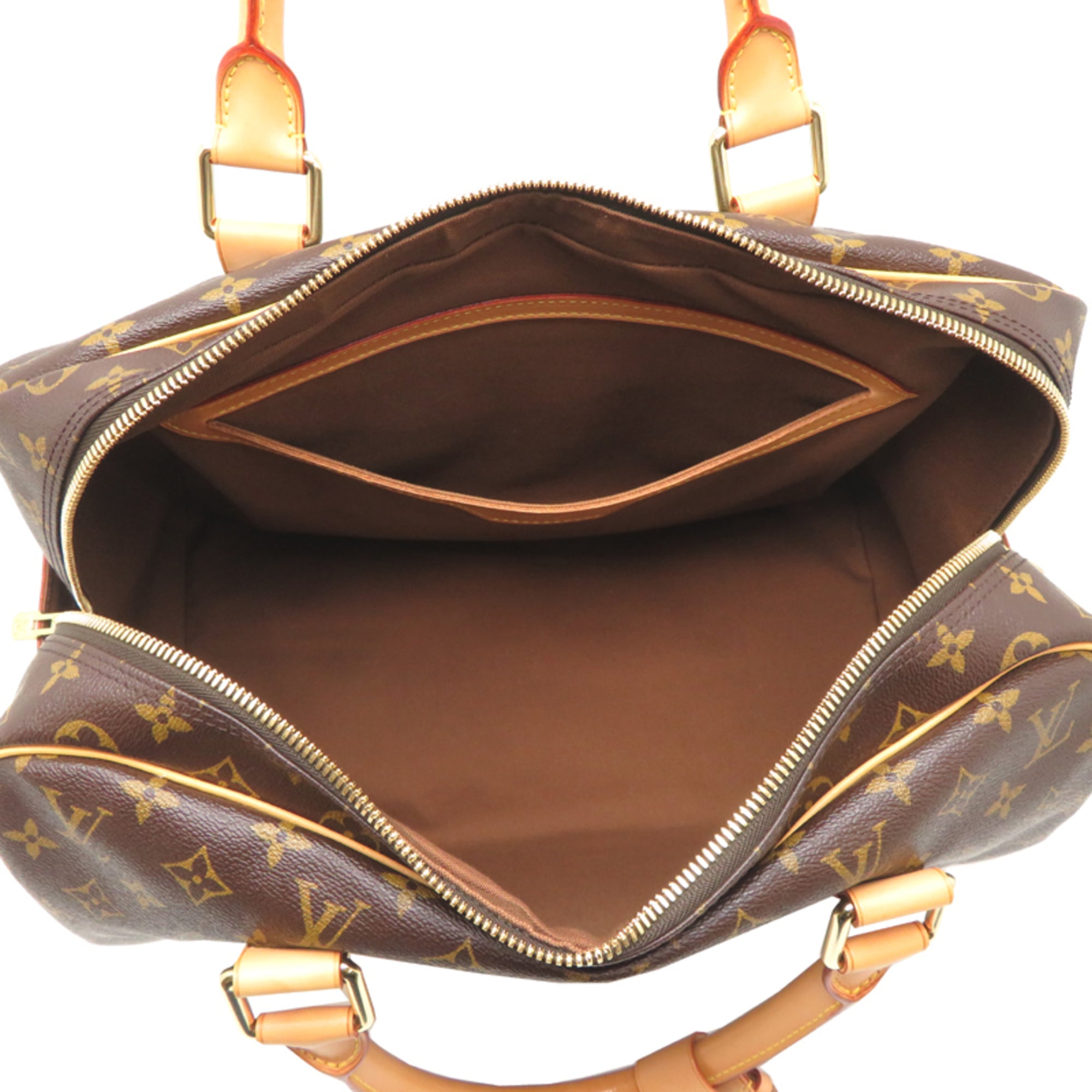 Louis Vuitton Brown Monogram Boston Bag (Pre-Owned)