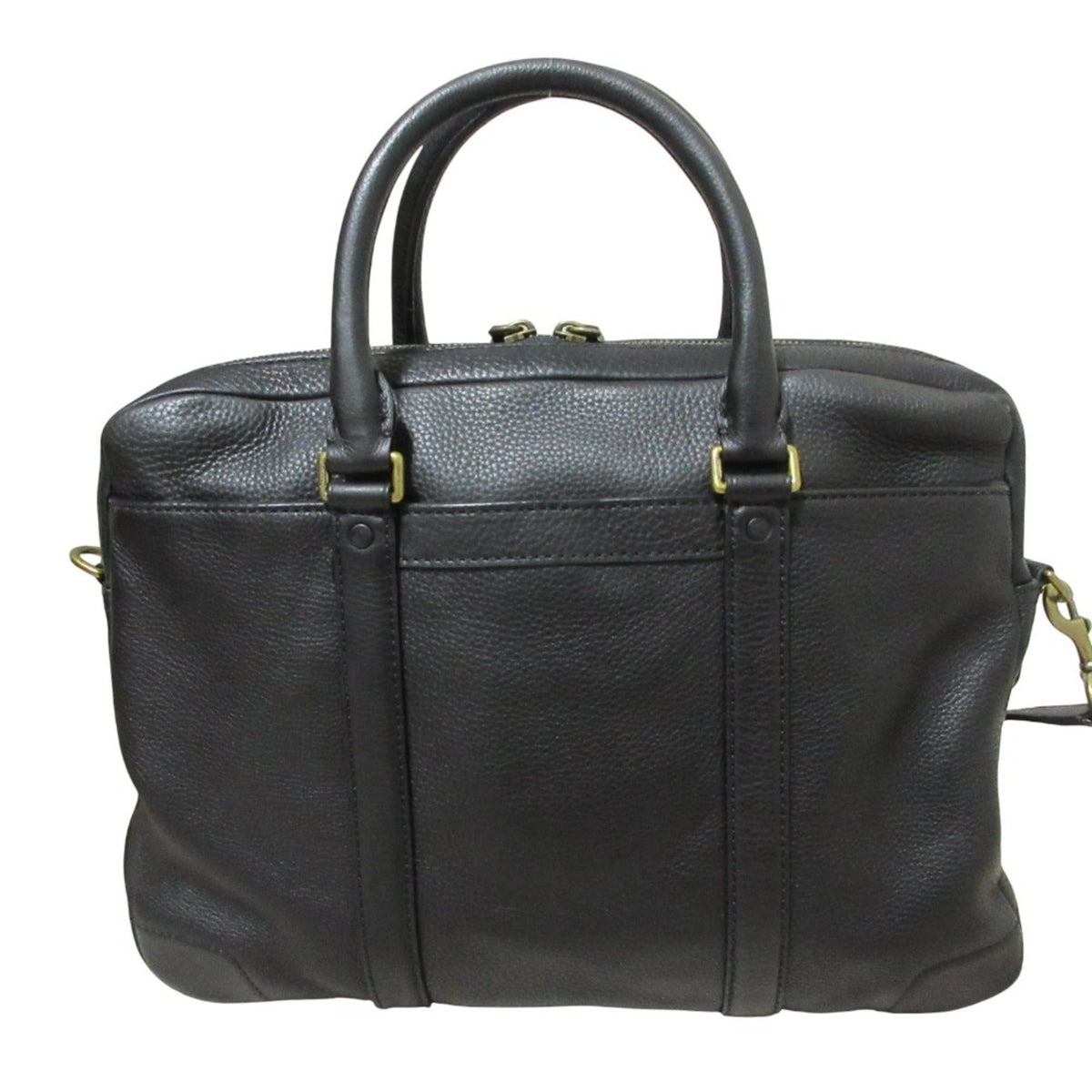 Coach Black Leather Briefcase (Pre-Owned)