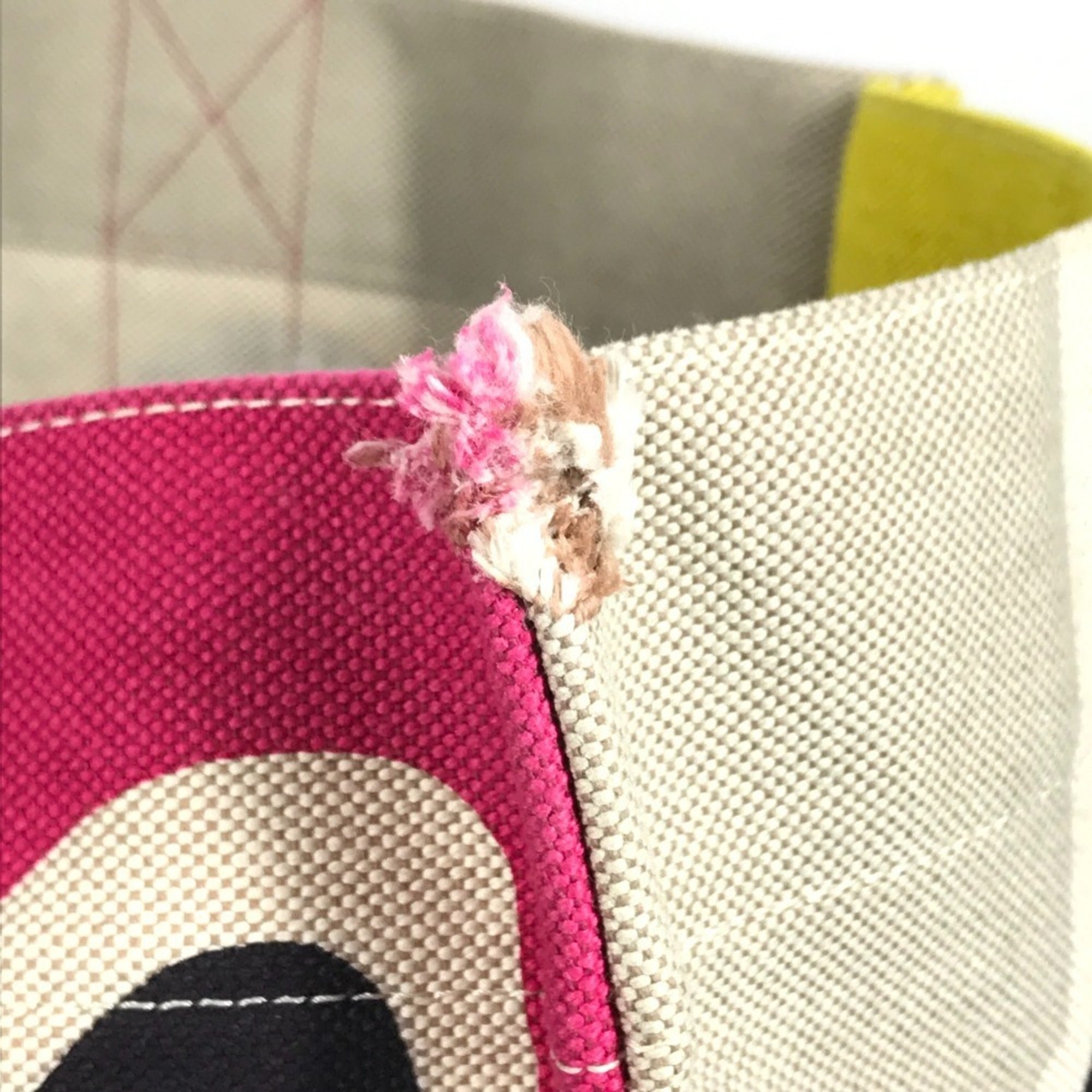 Hermes Multi-Color Cotton Boston Bag Shoulder Bag Tote Bag (Pre-Owned)