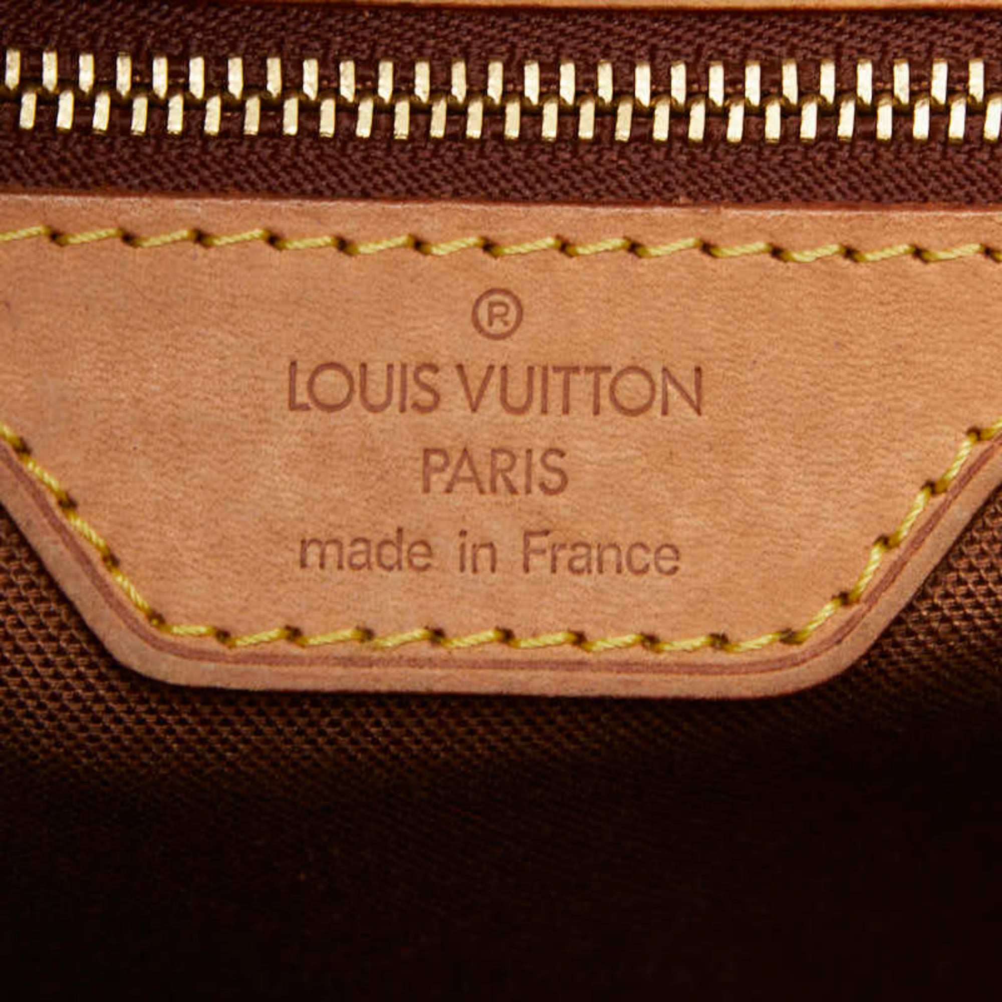 Louis Vuitton Brown Pvc Leather Tote Bag (Pre-Owned)