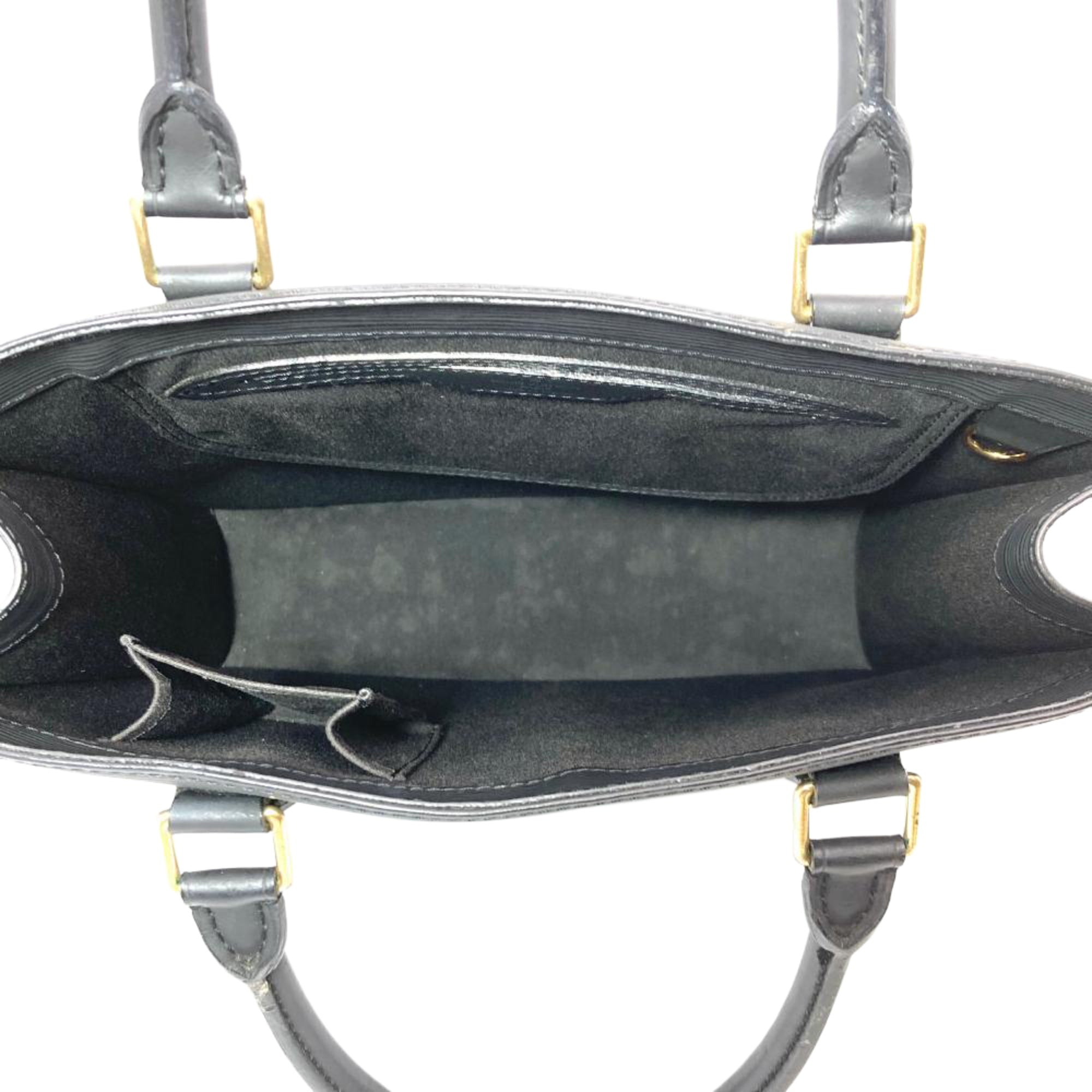 Louis Vuitton Black Noir Epi Leather Tote Bag (Pre-Owned)