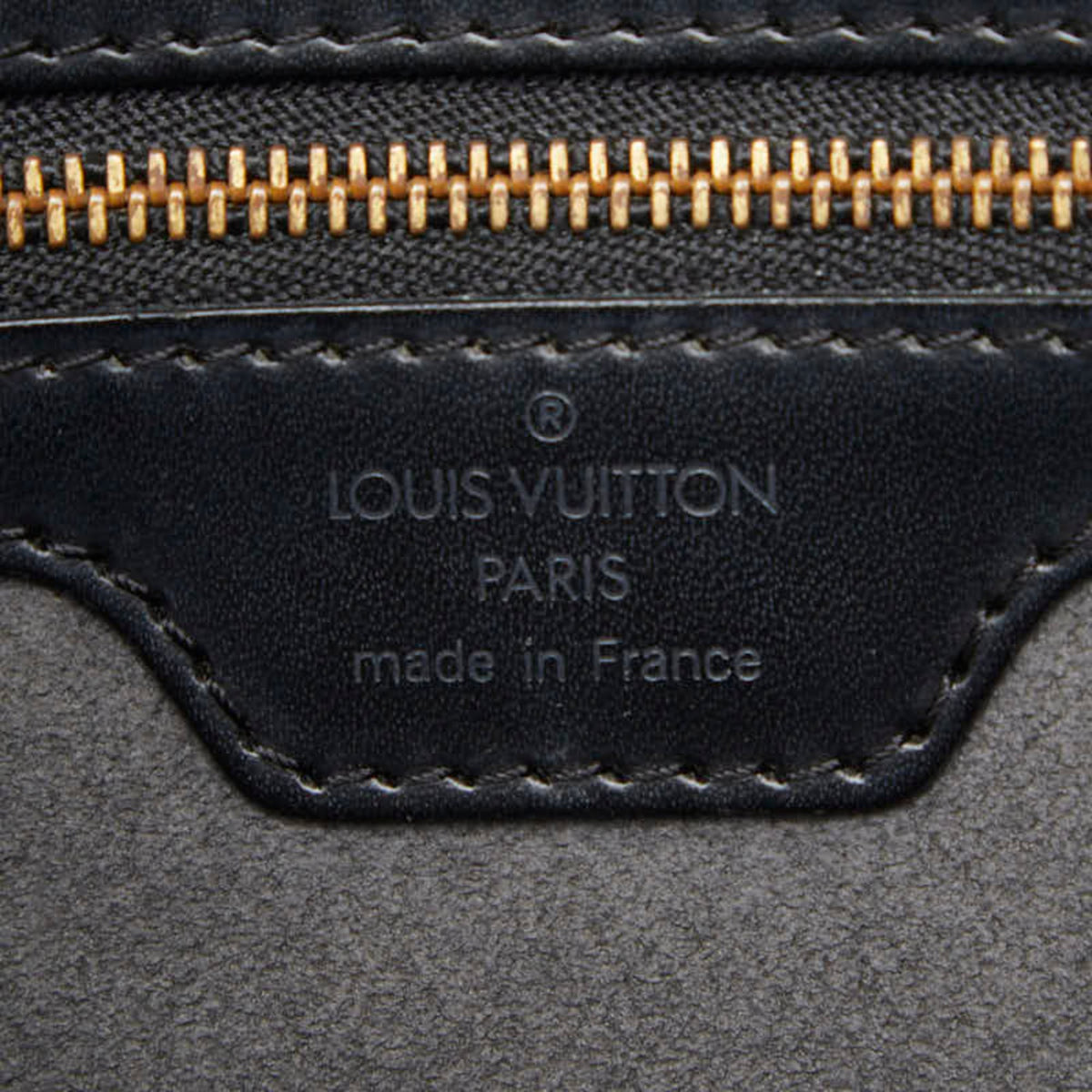 Louis Vuitton Epi Black Noir Leather Shoulder Bag Tote Bag (Pre-Owned)