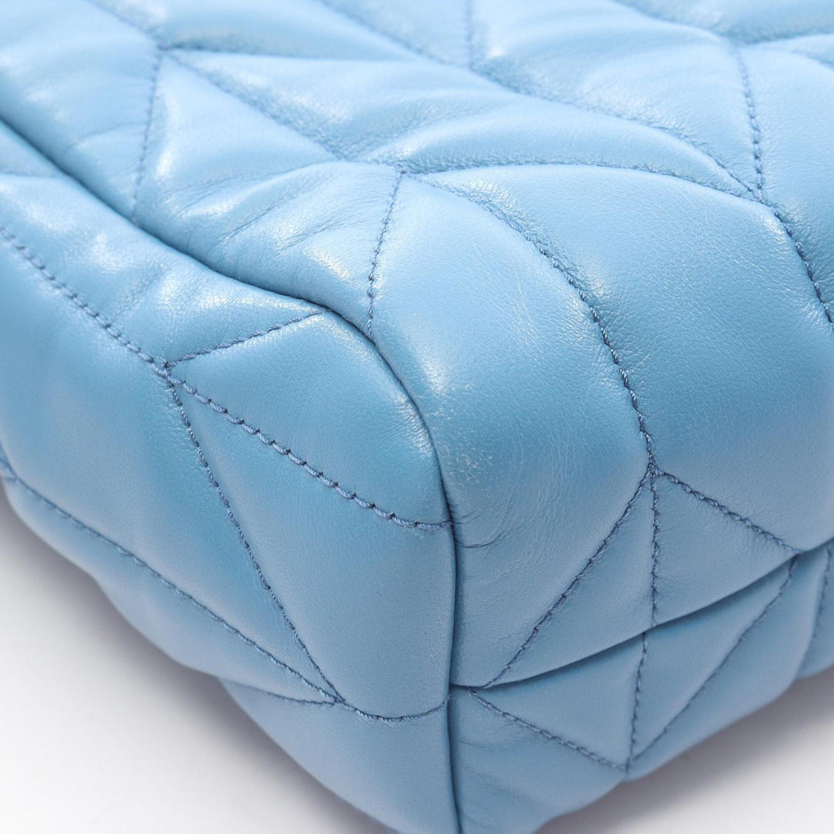 Miu Miu Blue Leather Handbag (Pre-Owned)
