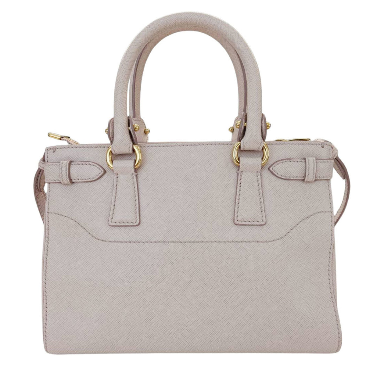 Salvatore Ferragamo Pink Leather Handbag Shoulder Bag (Pre-Owned)
