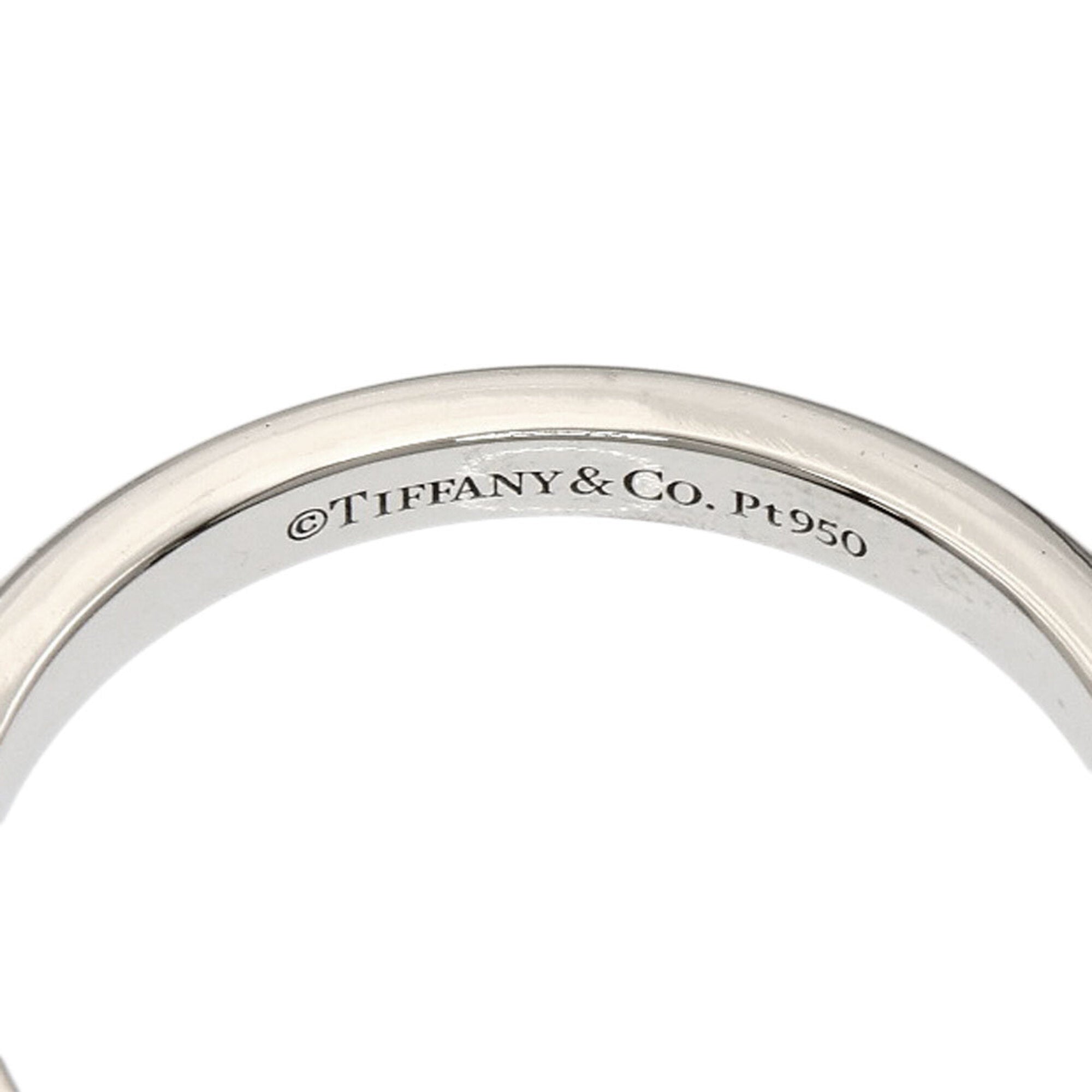 Tiffany Platinum 950 Band Ring (Pre-Owned)