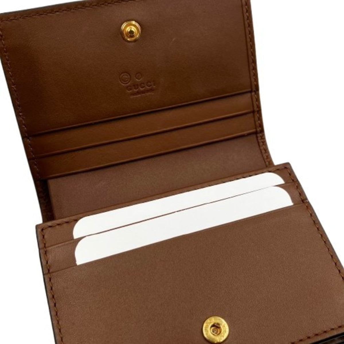 Gucci Brown Pvc Wallet (Bi-Fold) (Pre-Owned)