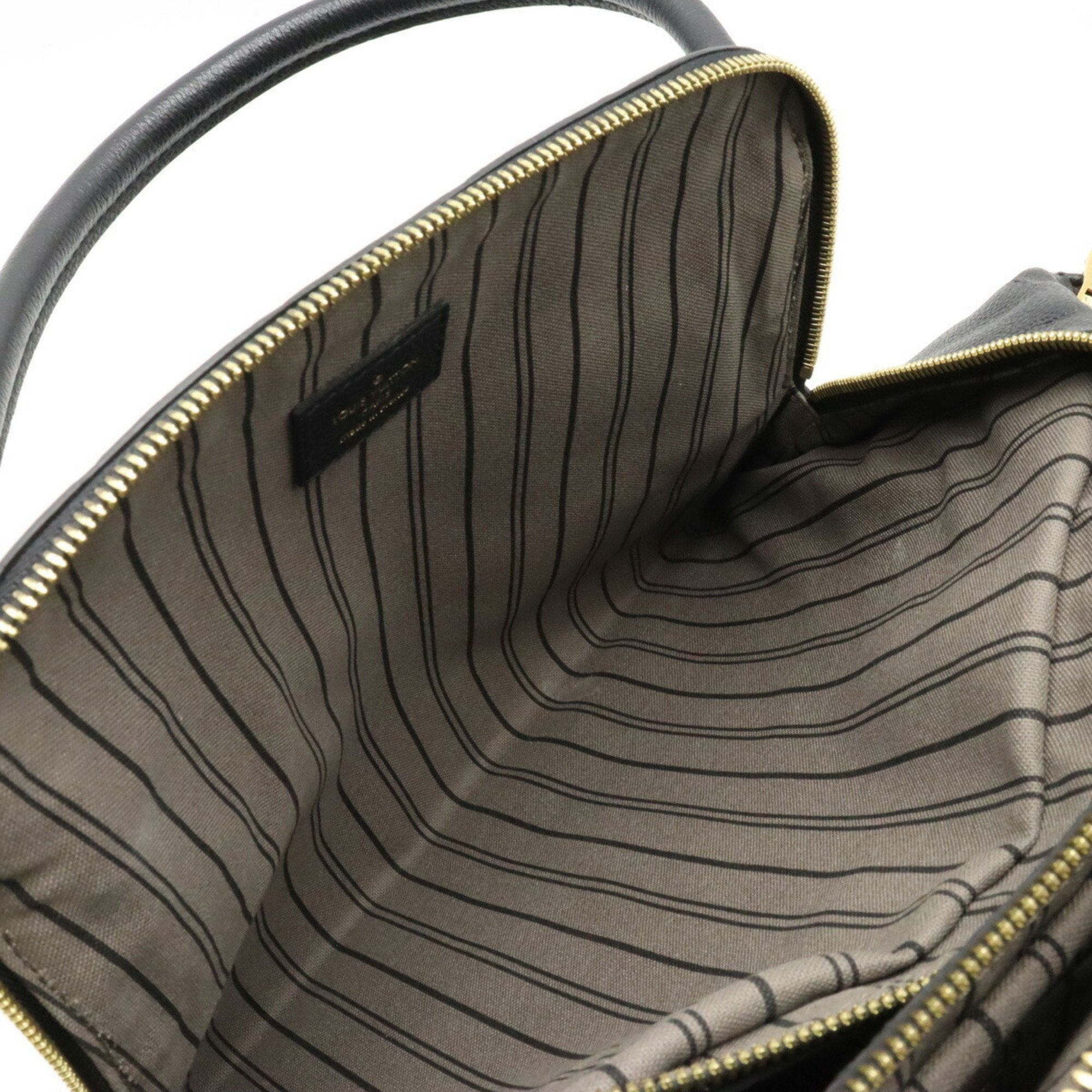 Louis Vuitton Monogram Black Noir Monogram Empreinte Handbag Tote Bag (Pre-Owned)