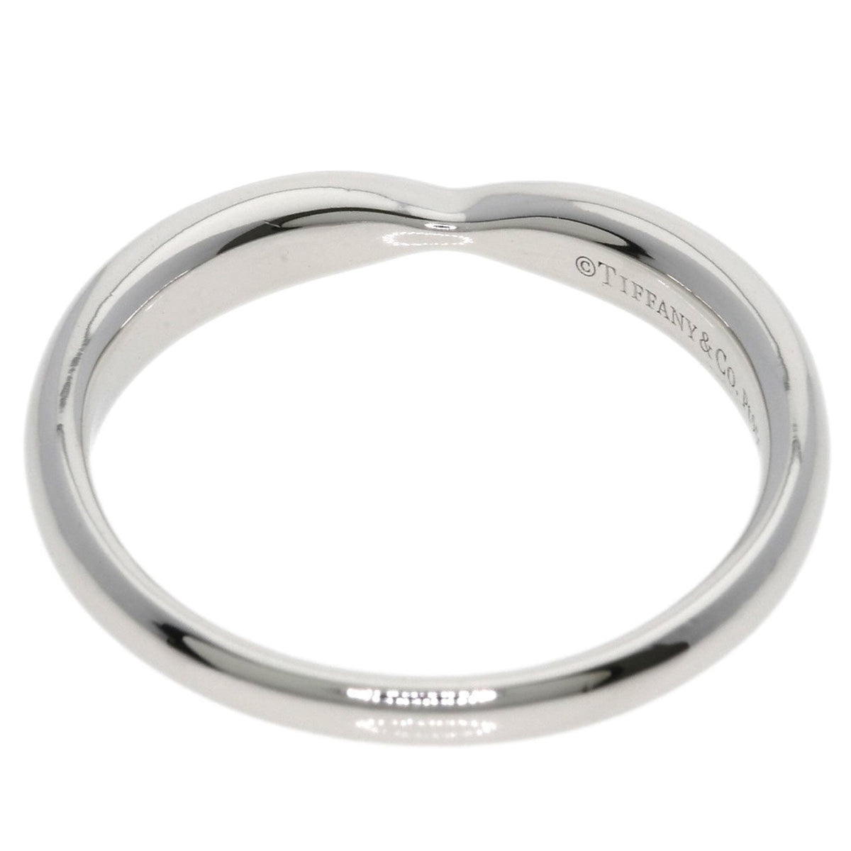 Tiffany Platinum 950 Band Ring (Pre-Owned)