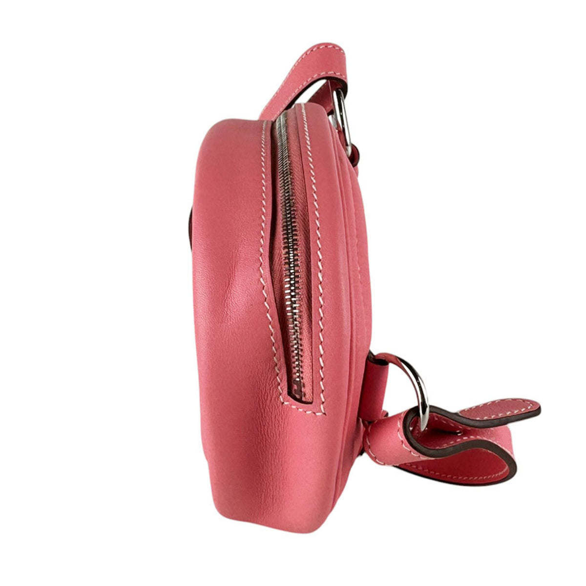 Hermes Pink Swift Leather Shoulder Bag (Pre-Owned)