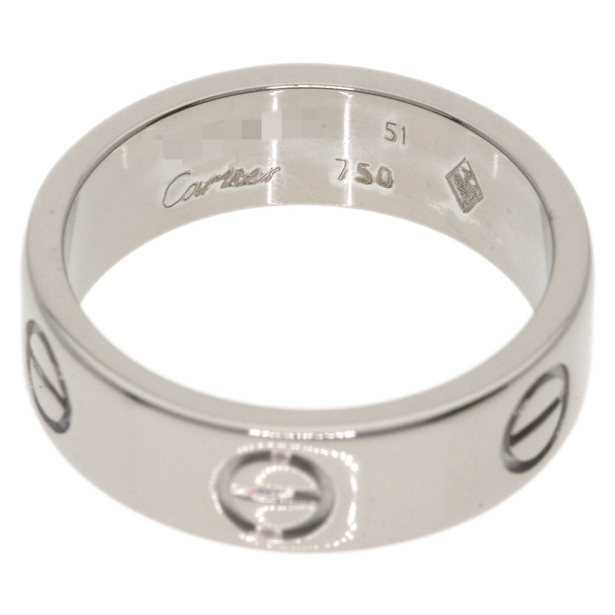 Cartier White Gold White Gold (18K) Band Ring (Pre-Owned)