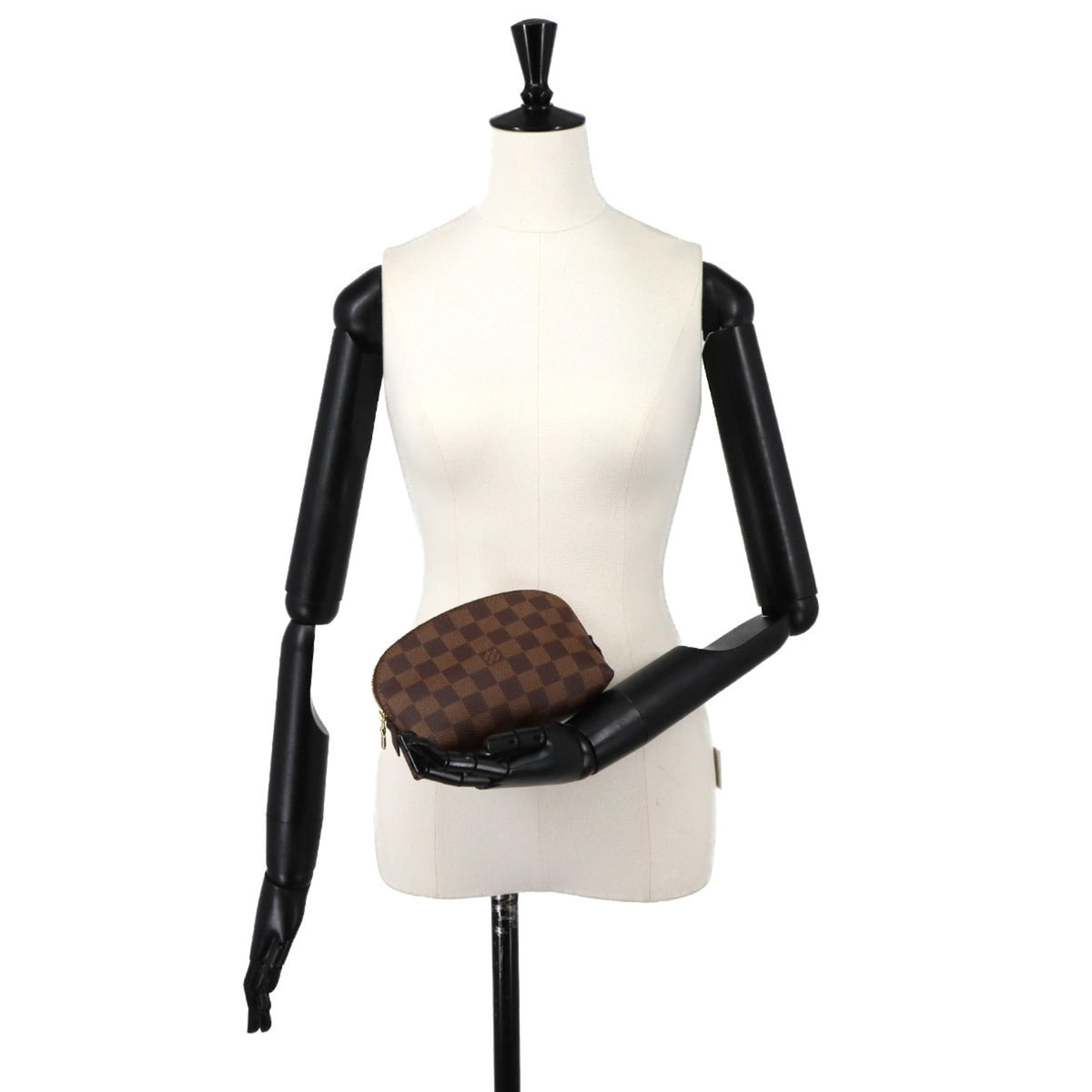 Louis Vuitton Brown Damier Canvas Ebene Damier Canvas Pouch (Pre-Owned)