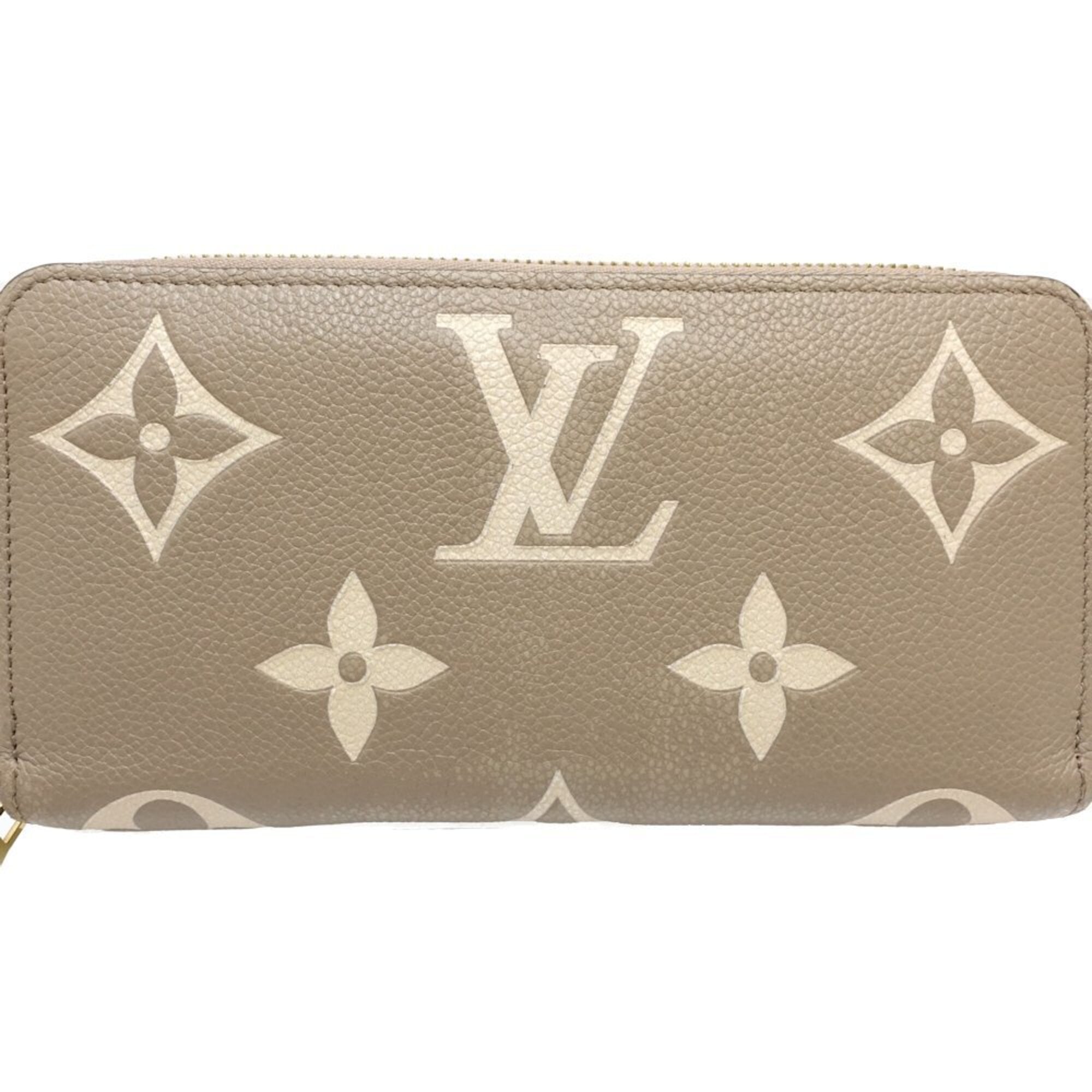 Louis Vuitton Monogram Empreinte Tourterelle Monogram Empreinte Long Wallet (Bi-Fold) (Pre-Owned)