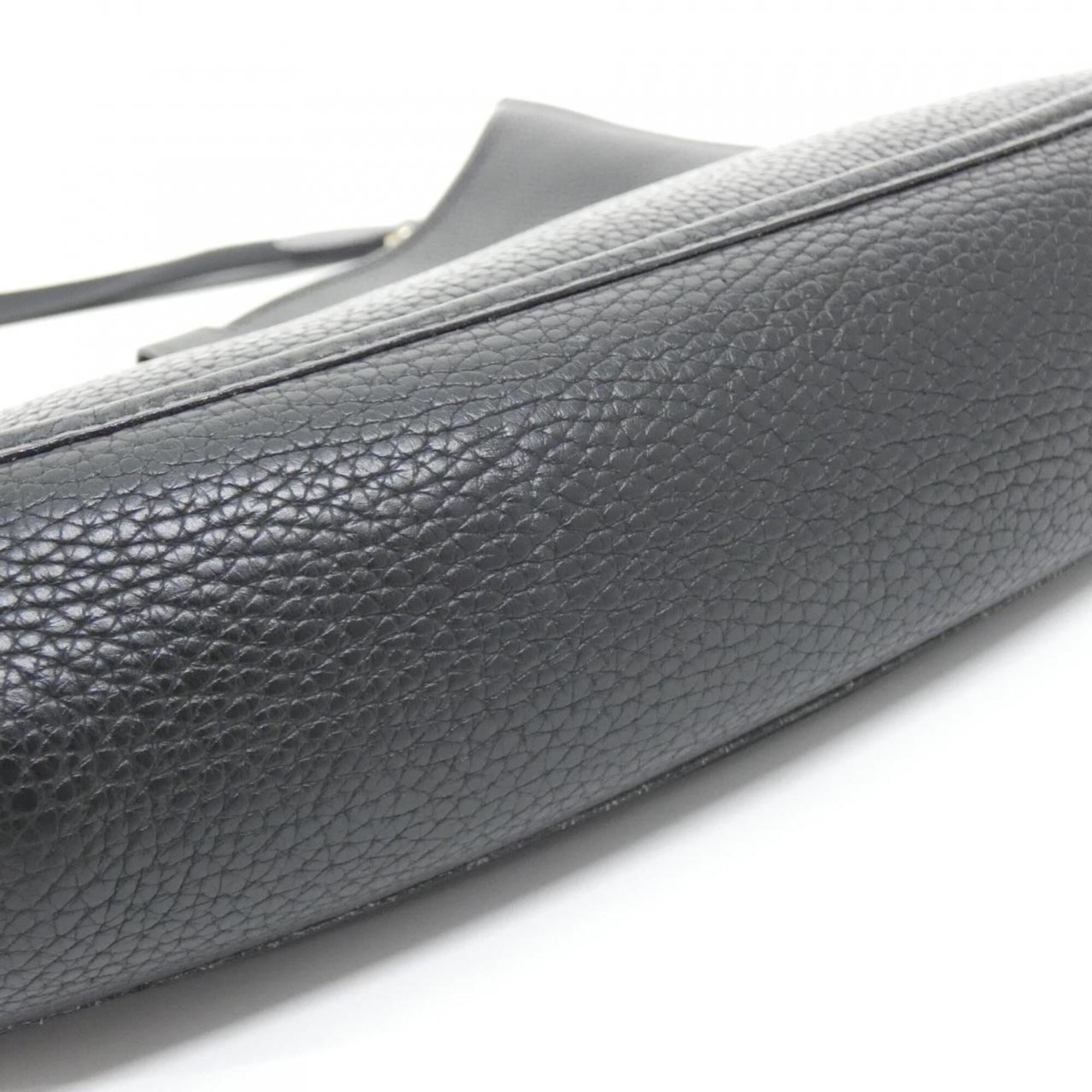 Hermes Black Taurillon Clemence Leather Shoulder Bag (Pre-Owned)