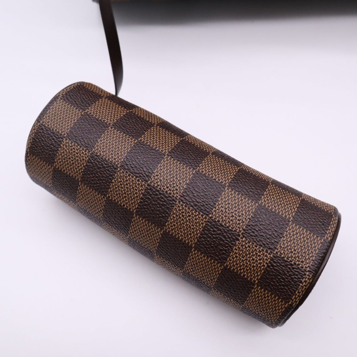 Louis Vuitton Damier Beige Brown Coated Canvas Leather Handbag (Pre-Owned)