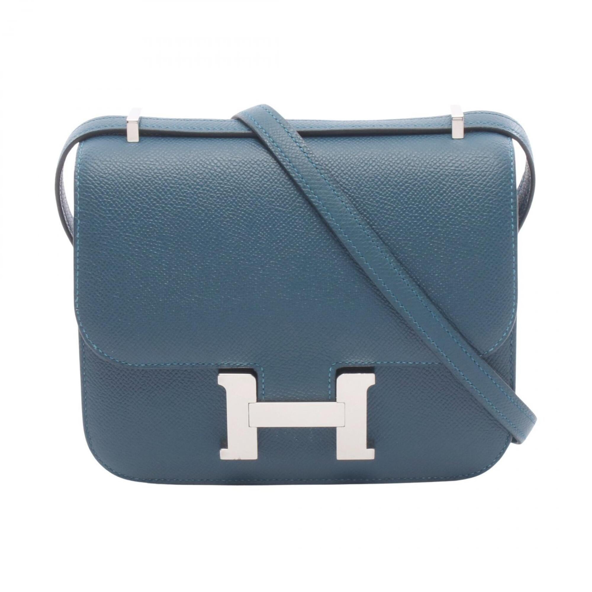 Hermes Green Epsom Leather Handbag Shoulder Bag (Pre-Owned)
