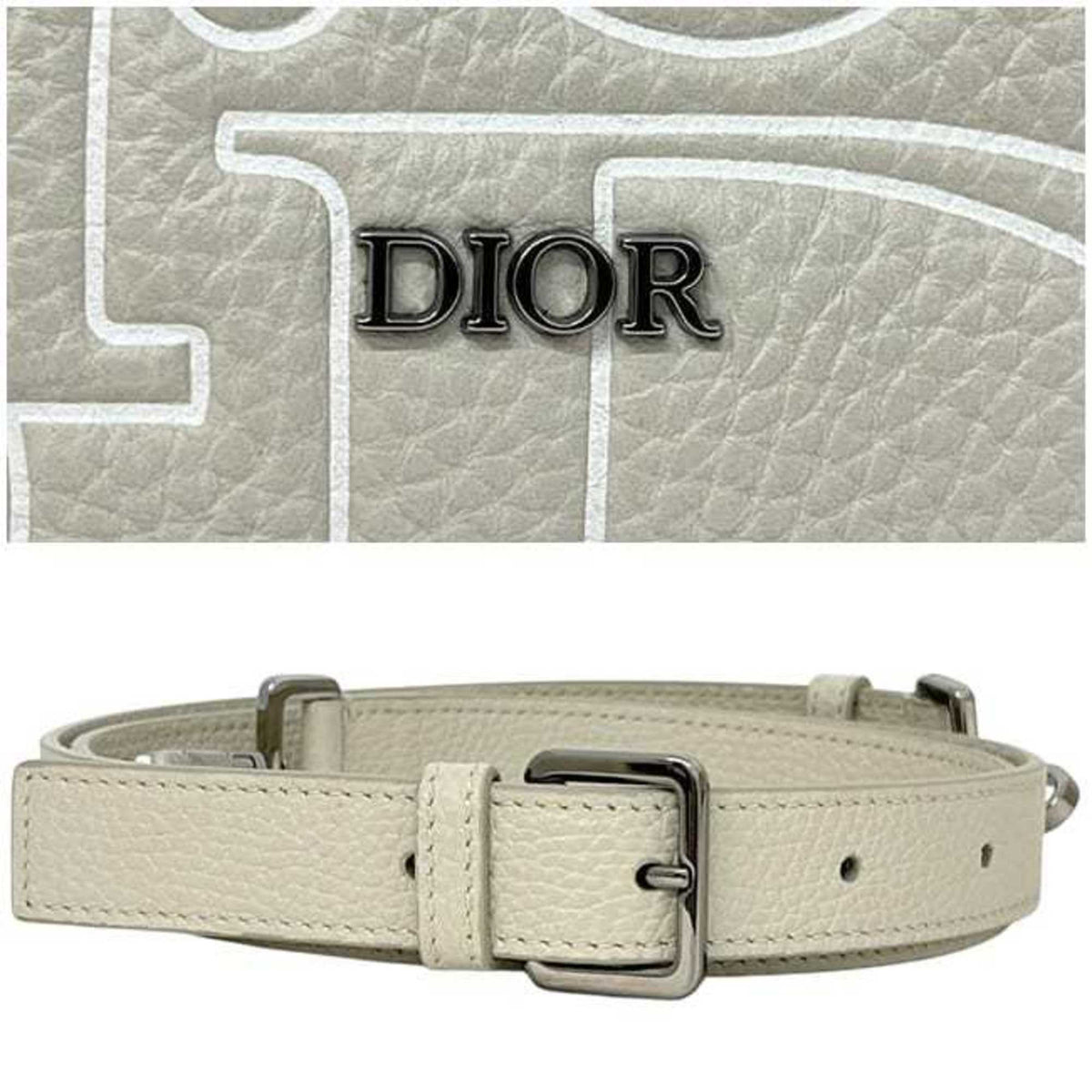 Christian Dior Beige Leather Handbag (Pre-Owned)