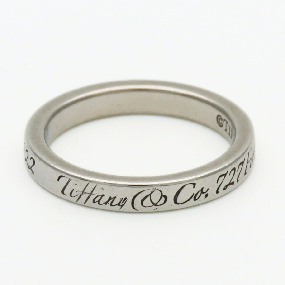 Tiffany Silver Silver 925 Band Ring (Pre-Owned)