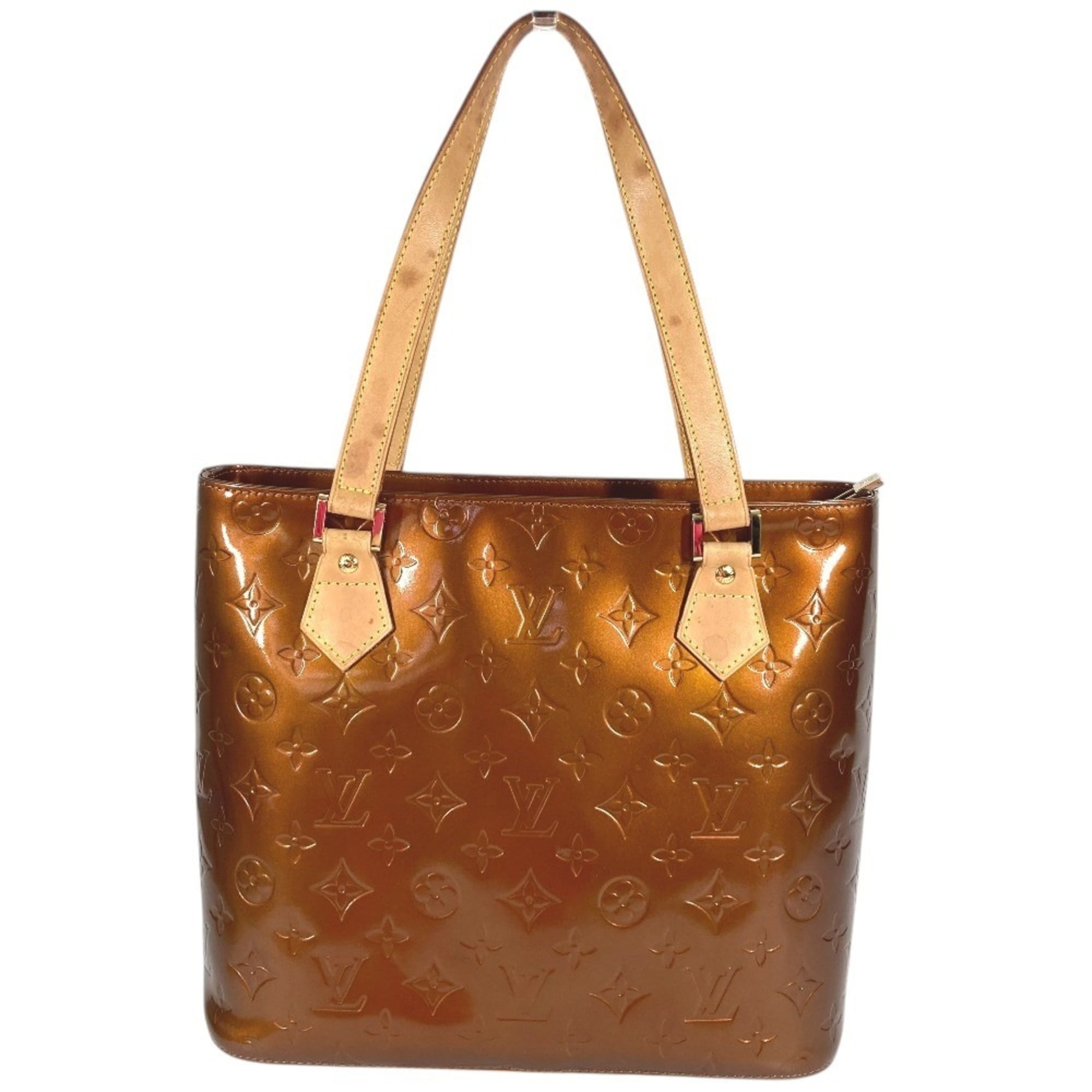 Louis Vuitton Bronze Brown Monogram Vernis Shoulder Bag Tote Bag (Pre-Owned)