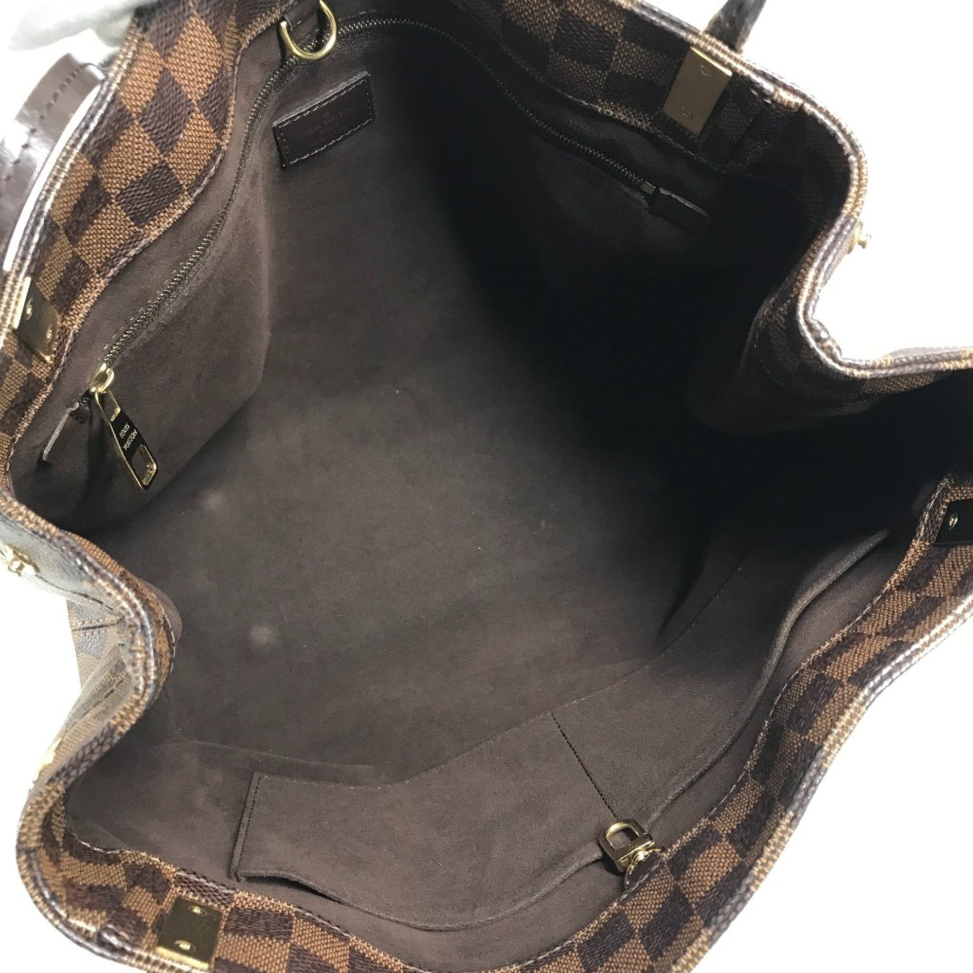 Louis Vuitton Damier Brown Ebene Damier Canvas Shoulder Bag Tote Bag (Pre-Owned)