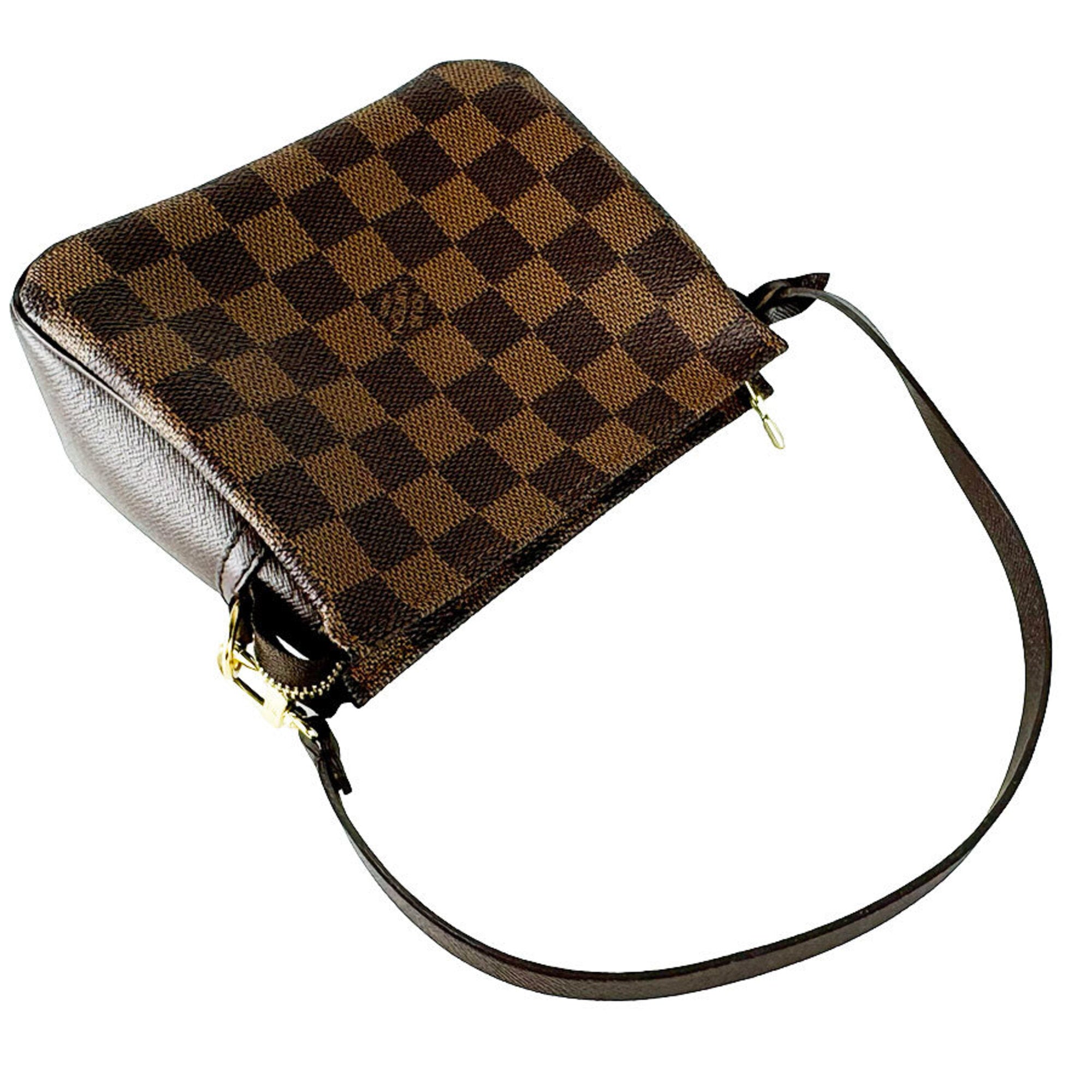 Louis Vuitton Damier Canvas Ebene Damier Canvas Handbag (Pre-Owned)