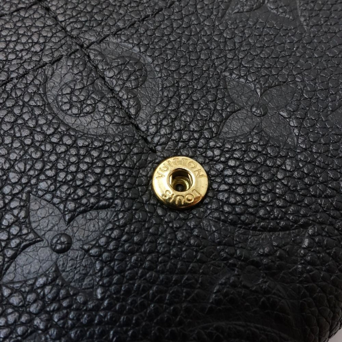 Louis Vuitton Noir Monogram Empreinte Long Wallet (Bi-Fold) (Pre-Owned)