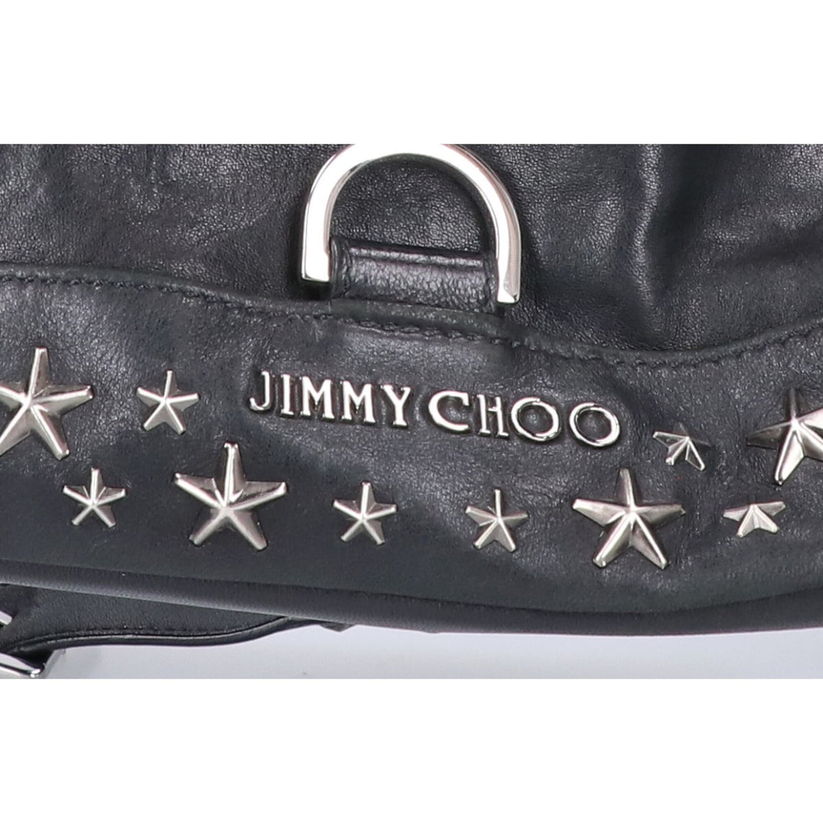 Jimmy Choo Black Leather Backpack (Pre-Owned)