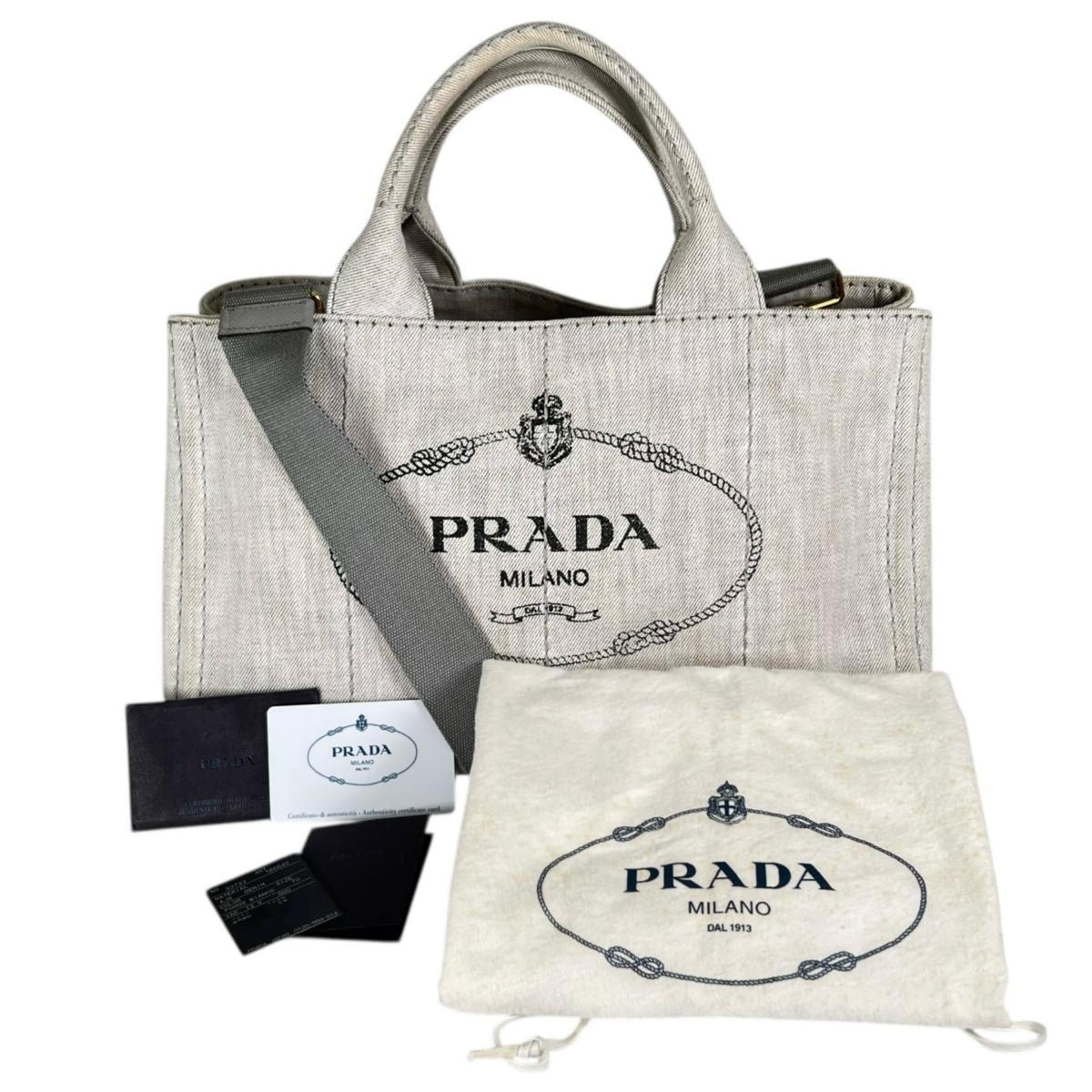 Prada Denim Tote Bag (Pre-Owned)
