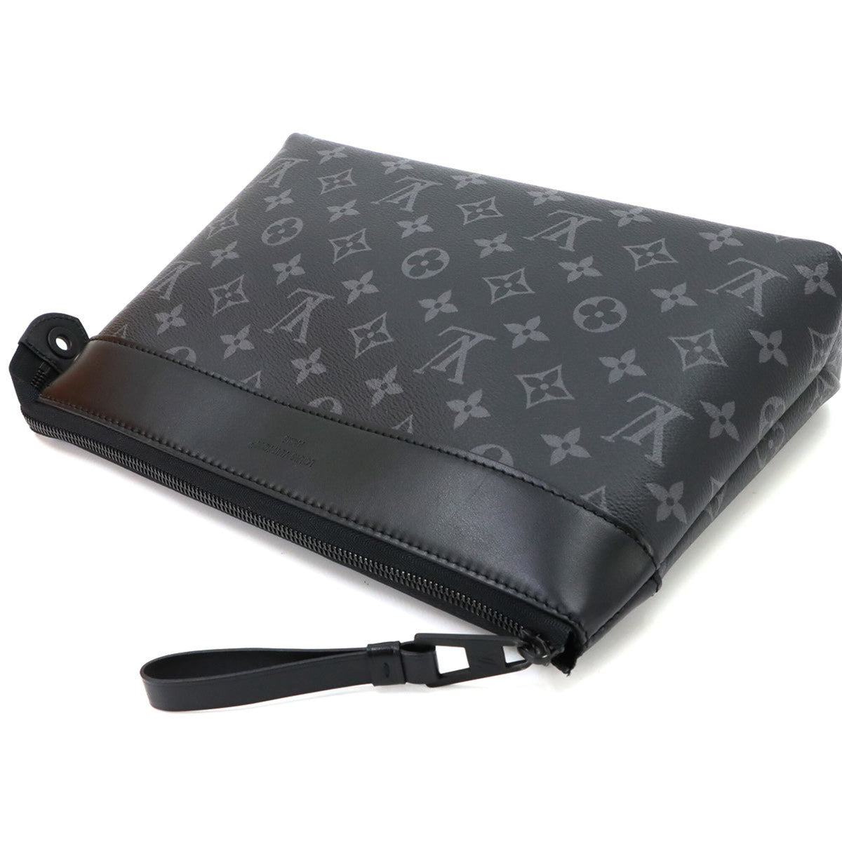 Louis Vuitton Black Monogram Eclipse Monogram Eclipse Clutch Bag Pochette (Pre-Owned)