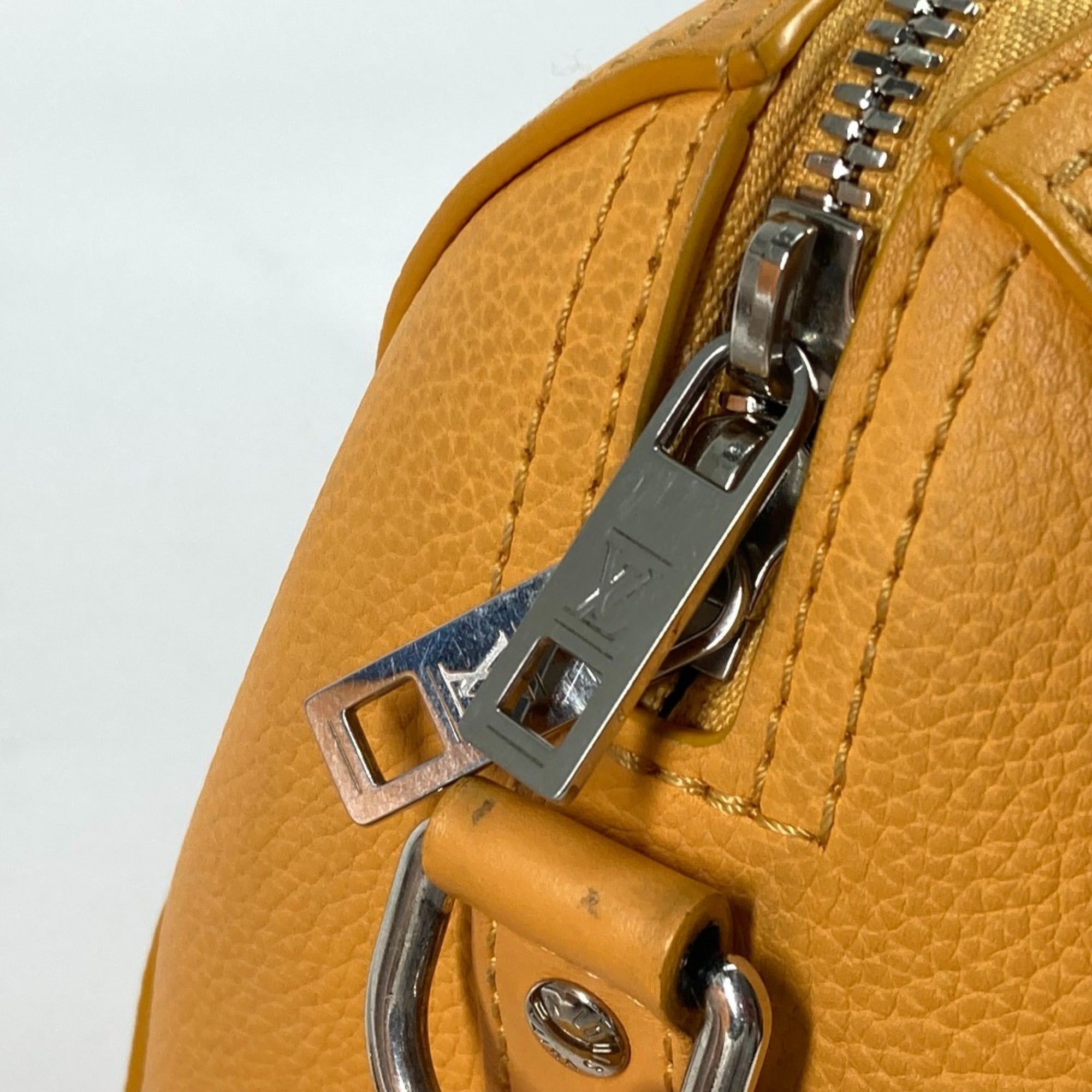 Louis Vuitton Yellow Leather Shoulder Bag (Pre-Owned)