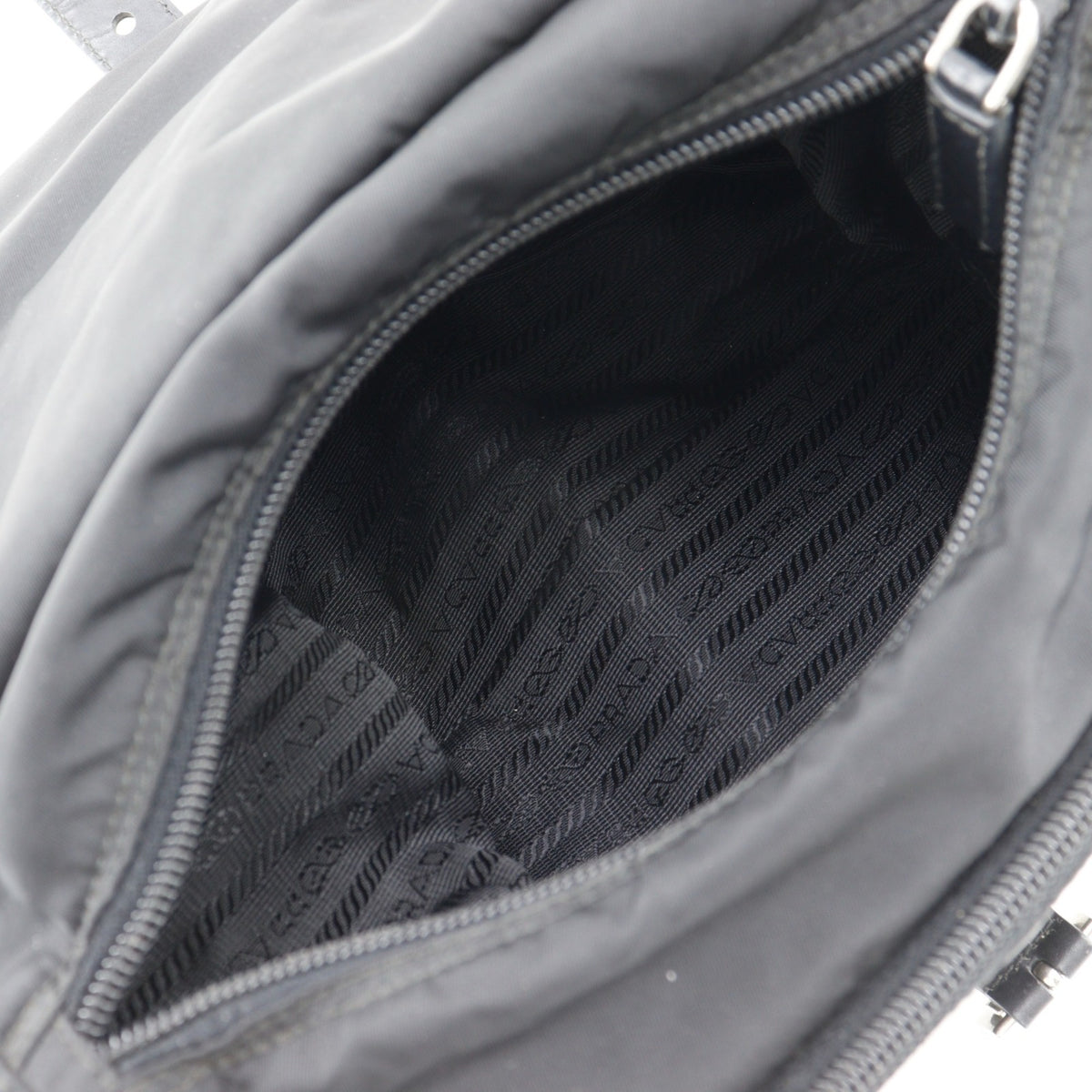 Prada Black Nylon Shoulder Bag (Pre-Owned)