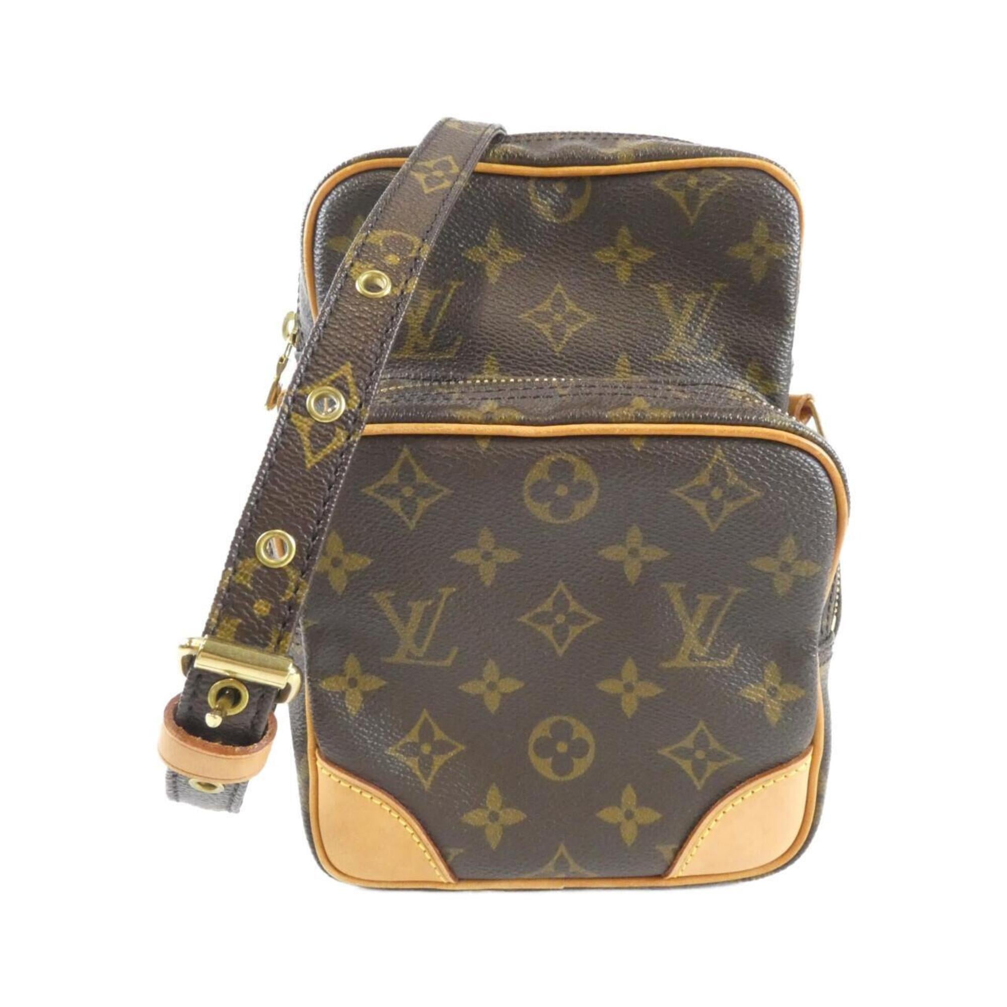 Louis Vuitton Brown Coated Canvas Shoulder Bag (Pre-Owned)