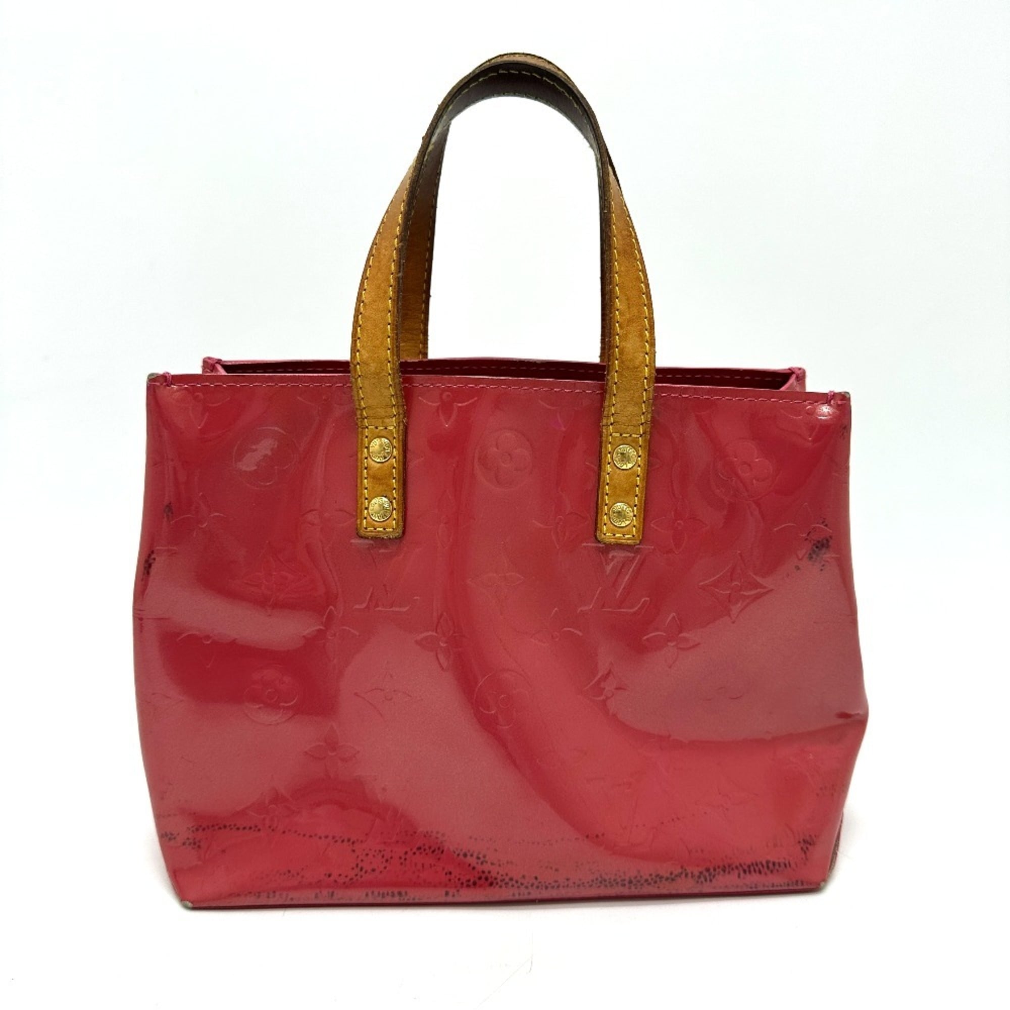Louis Vuitton Framboise Galle Pink Monogram Vernis Handbag (Pre-Owned)