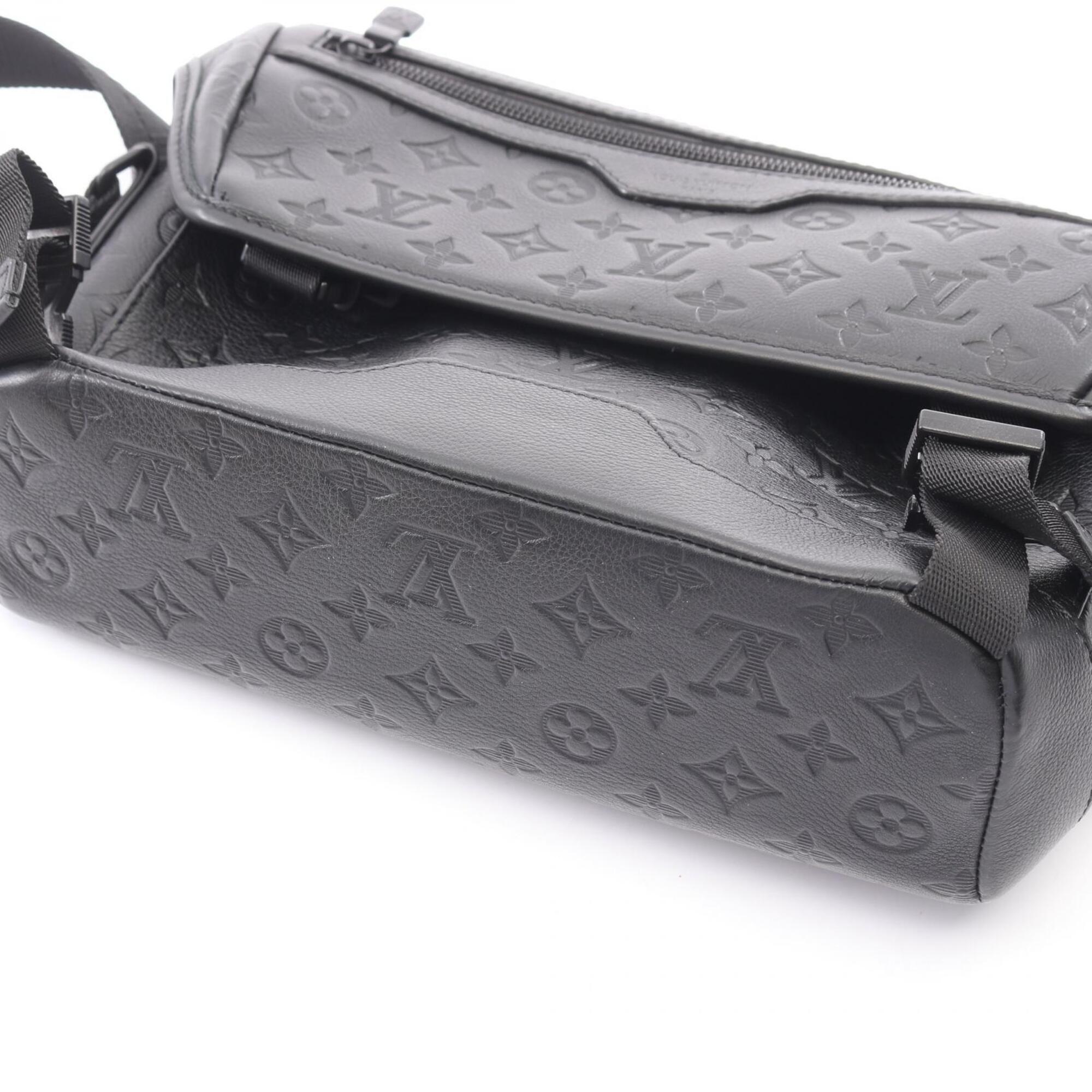Louis Vuitton Black Monogram Shadow Handbag Shoulder Bag (Pre-Owned)