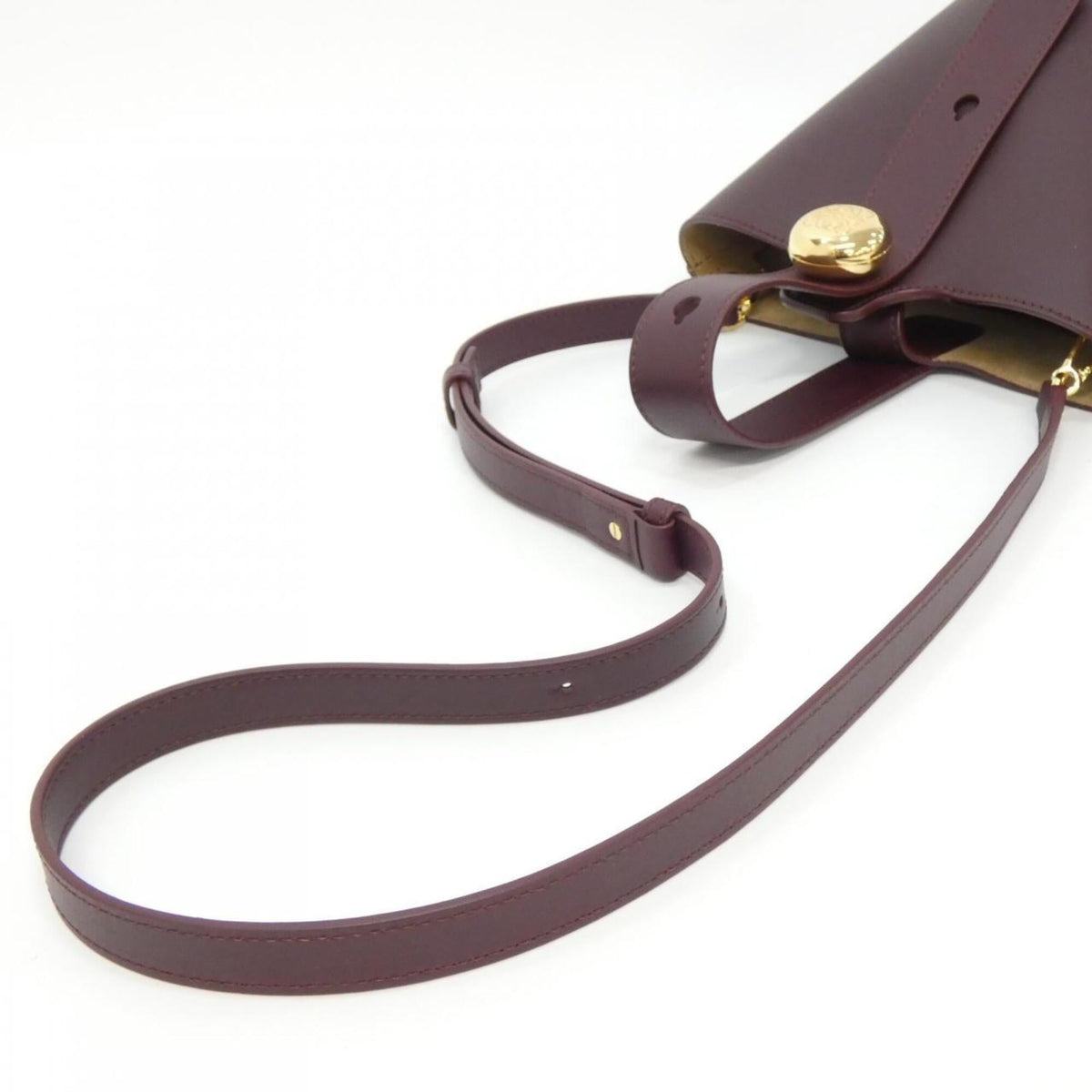 Loewe Burgundy Leather Handbag (Pre-Owned)